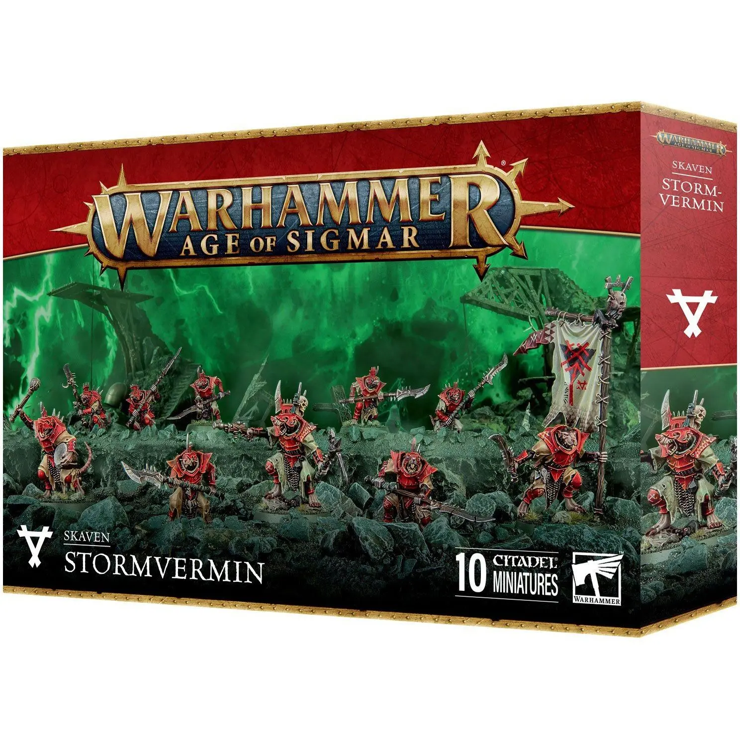 Figurine Games Workshop Warhammer AoS - Skaven Vermines de Choc (x10)