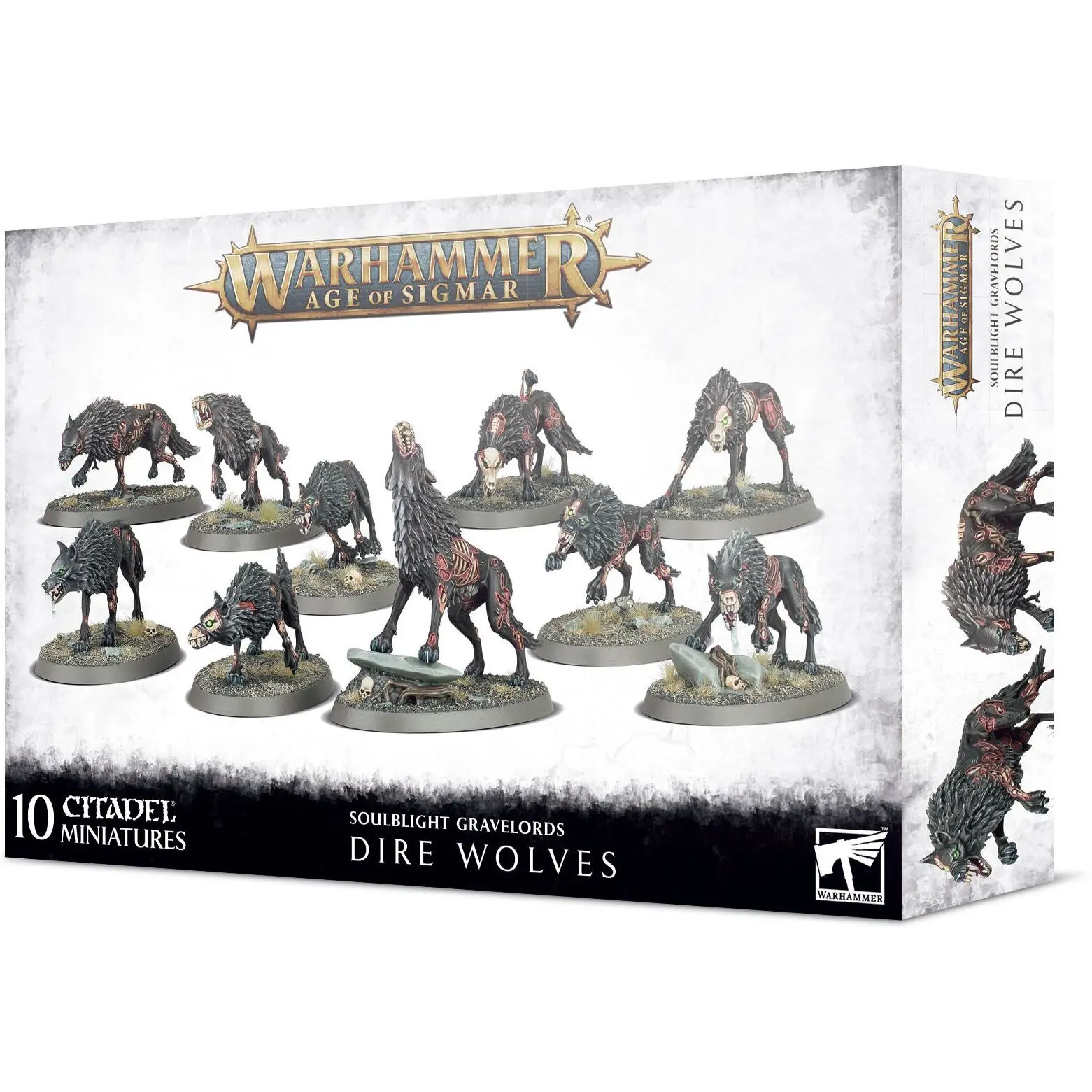 Figurine Games Workshop Warhammer AoS - Soulblight Gravelords Dire Wolves