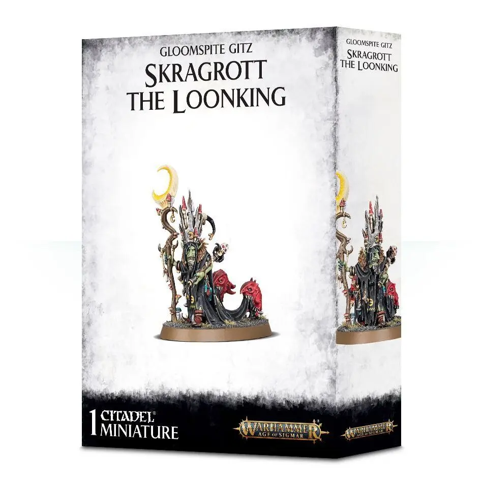 Figurine Games Workshop Warhammer AoS - Gloomspite Gitz Skragrott the Loonking
