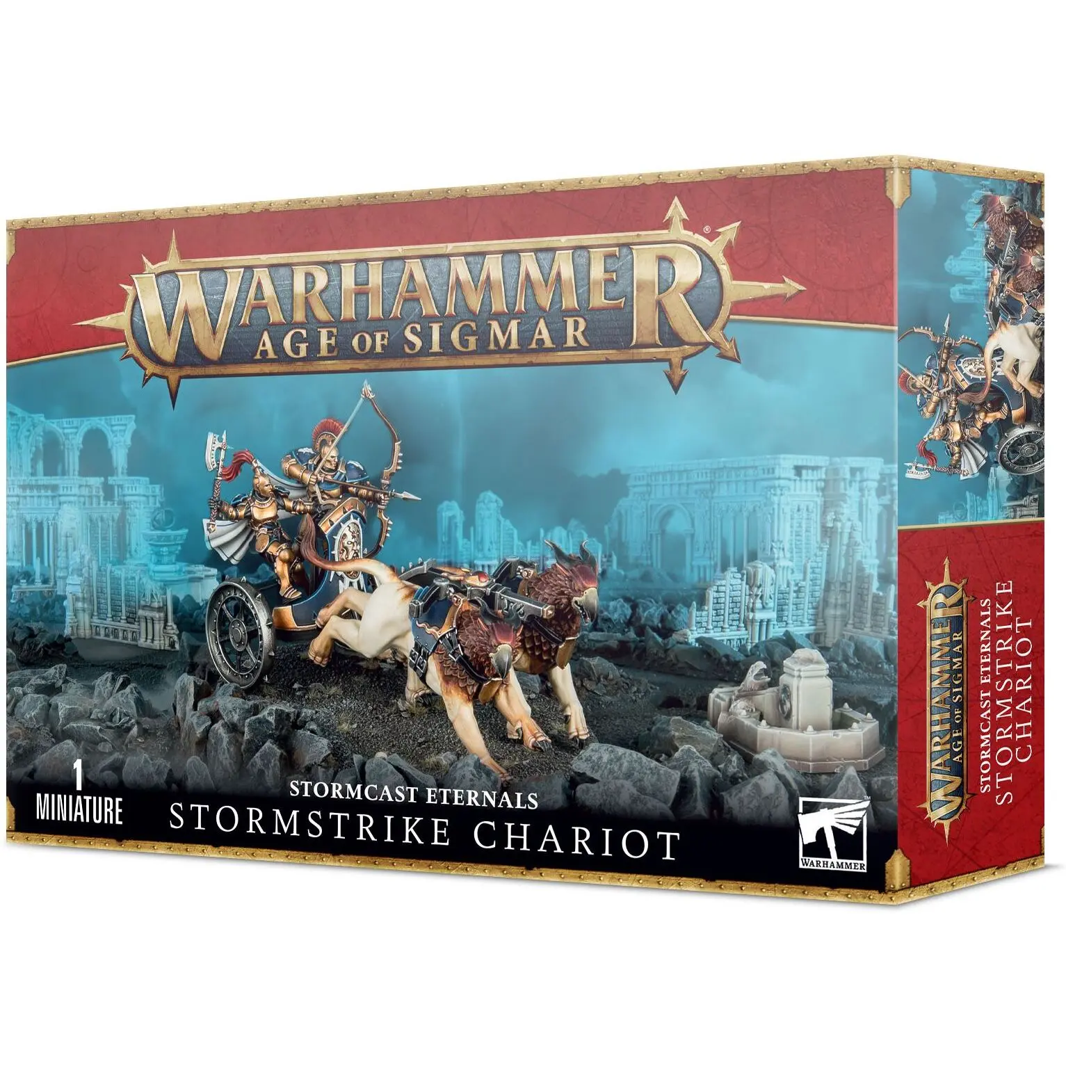 Figurine aus 32 Teilen Games Workshop Warhammer AoS - Stormcast Eternals Char Foudroyeur