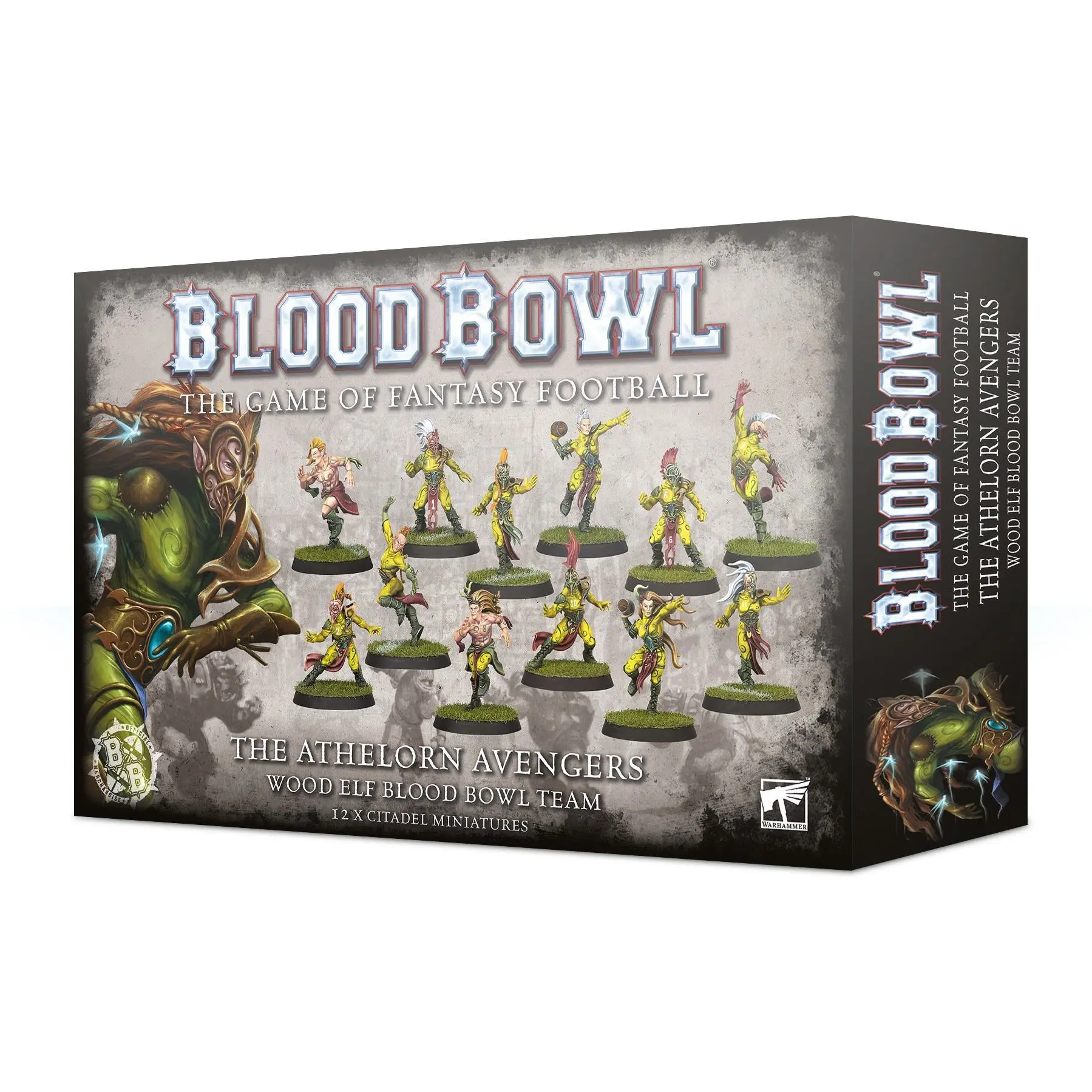 Set mit 14 Figuren Games Workshop Blood Bowl - Team Elfe Sylvain : The Athelorn Avengers