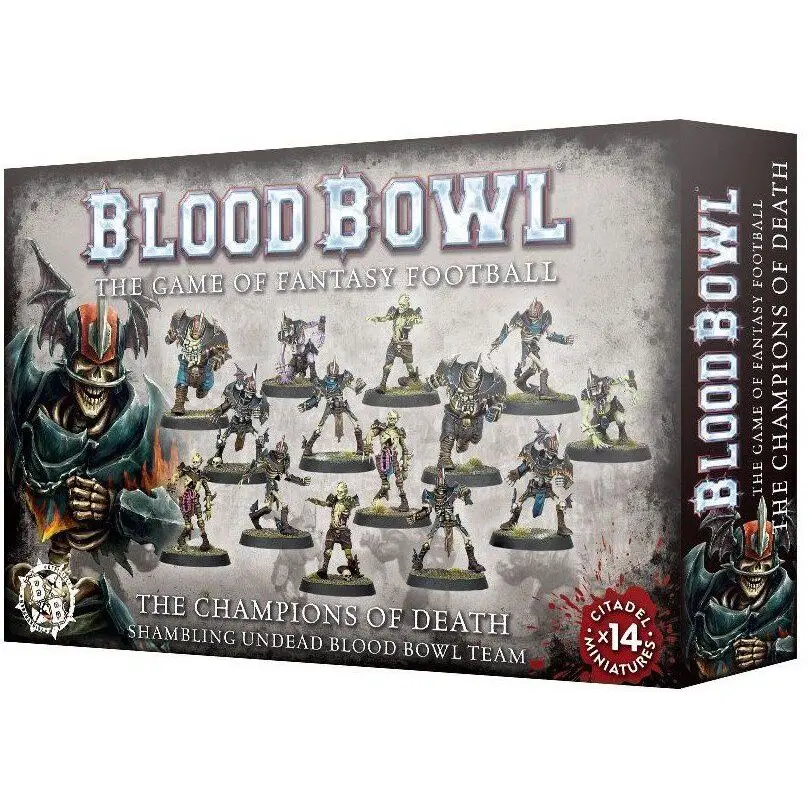 Set mit 14 Figuren Games Workshop Blood Bowl - Team Mort-Vivant : The Champions of Death