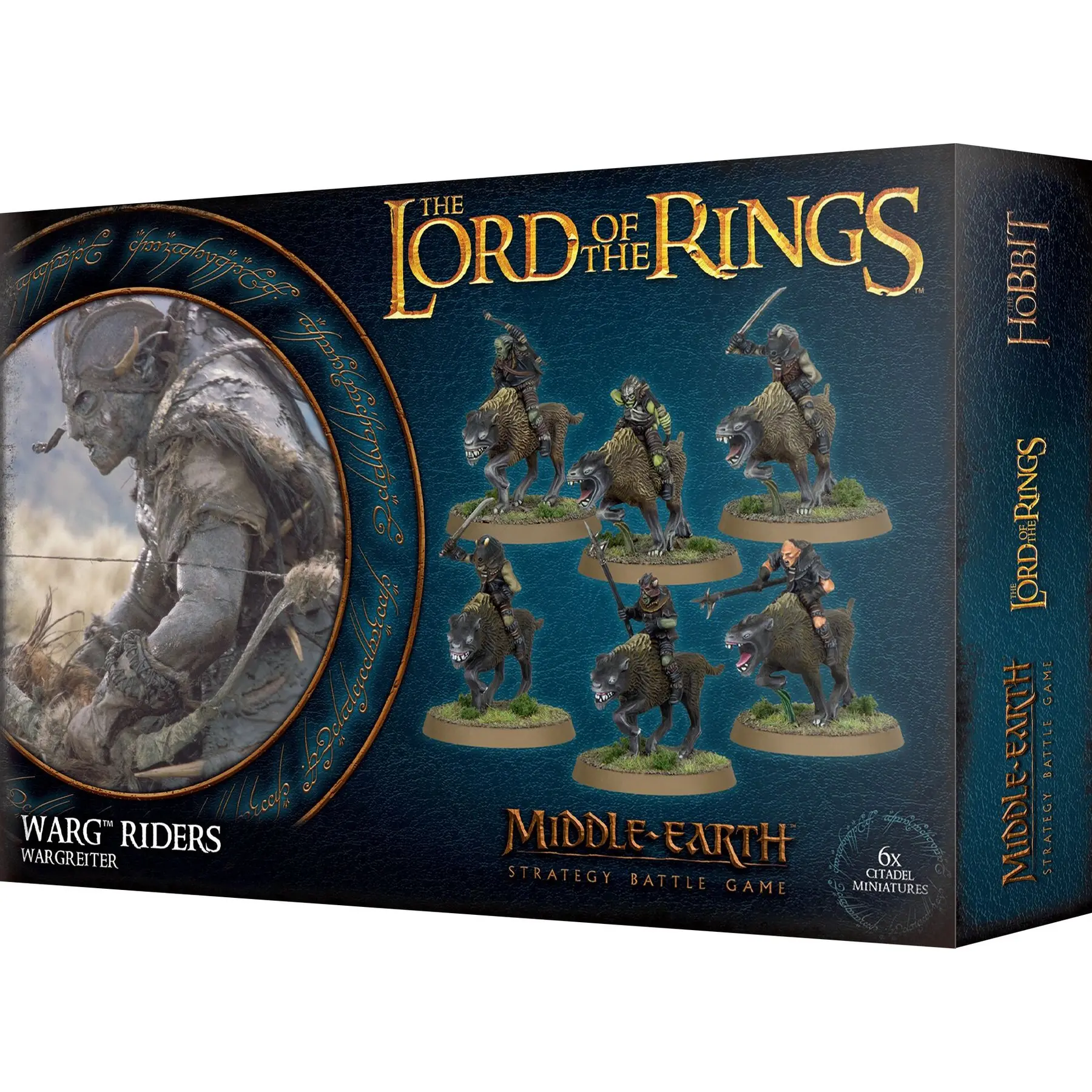 Set mit 6 Figuren Games Workshop Warhammer Middle Earth - Chevaucheurs de Wargs