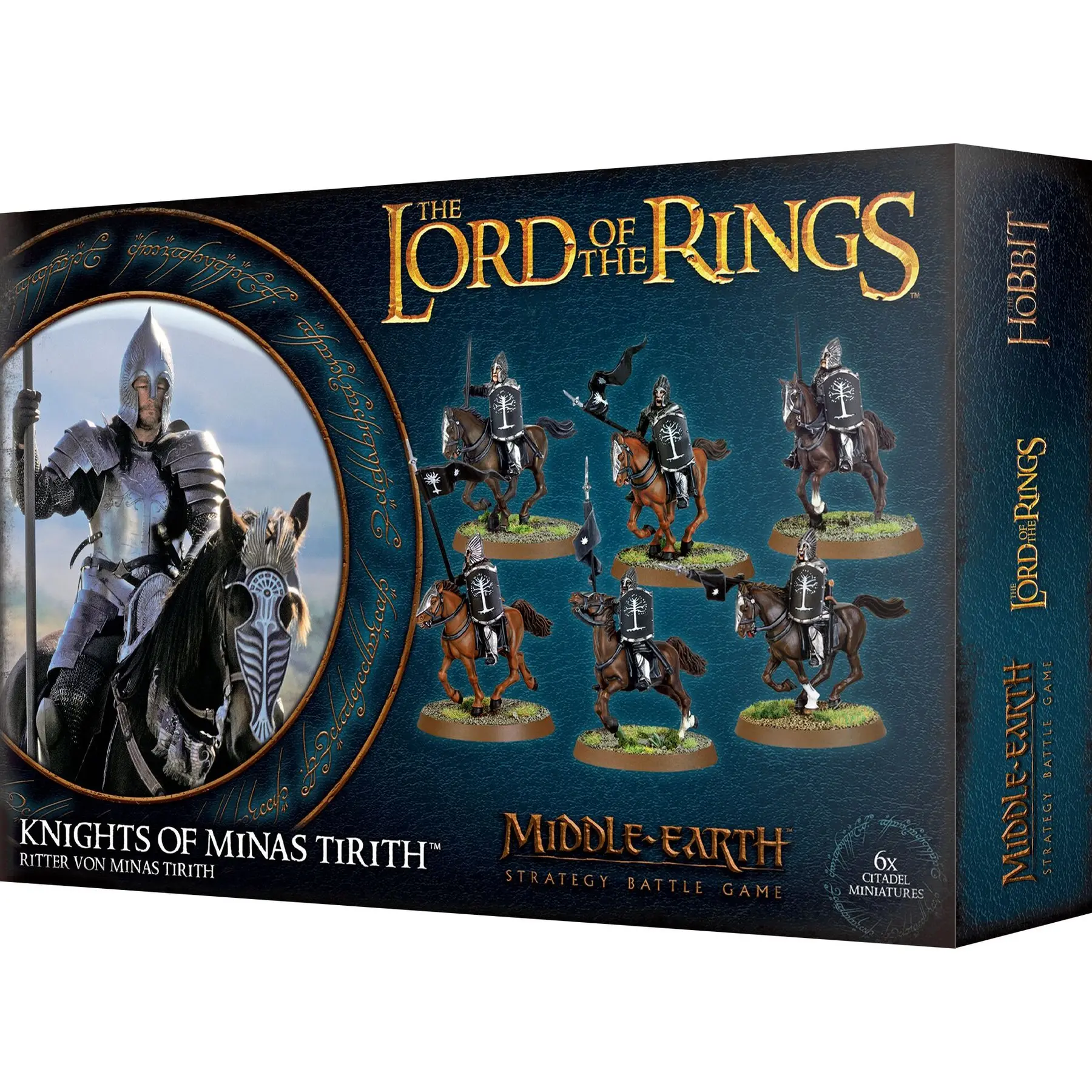 Set aus 6 Figuren mit 30 Teilen Games Workshop Warhammer Middle Earth - Chevaliers de Minas Tirith