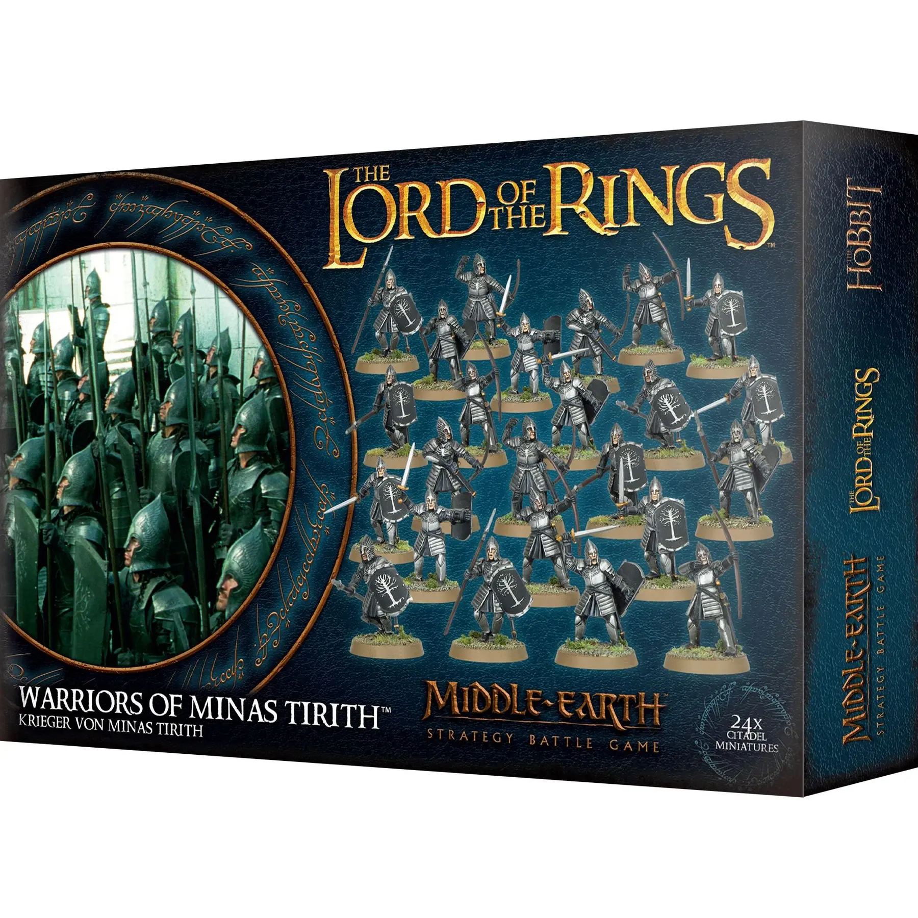 Set aus 24 Figuren mit 32 Teilen Games Workshop Warhammer Middle Earth - Guerriers de Minas Tirith