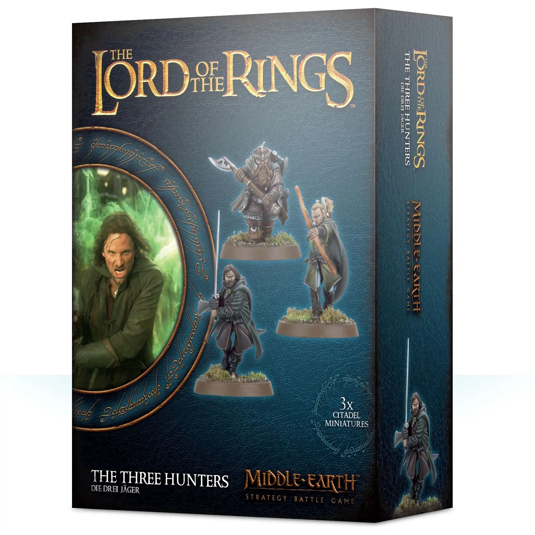 Set aus 3 Figuren mit 27 Teilen - Die drei Jäger Games Workshop Warhammer Middle Earth