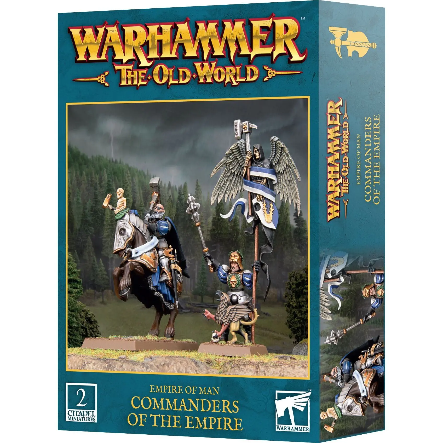 Figurine Games Workshop Warhammer ToW - Empire de L'Homme : Commandants de L'Empire (x2)