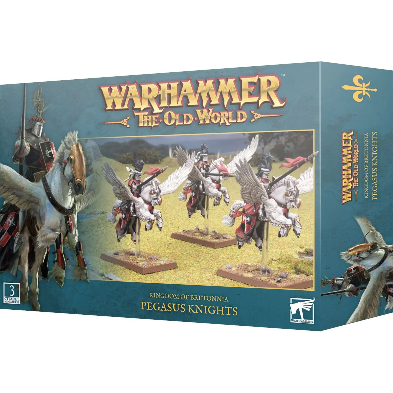Figurine Games Workshop Warhammer ToW - Kingdom of Bretonnia Chevaliers Pégase