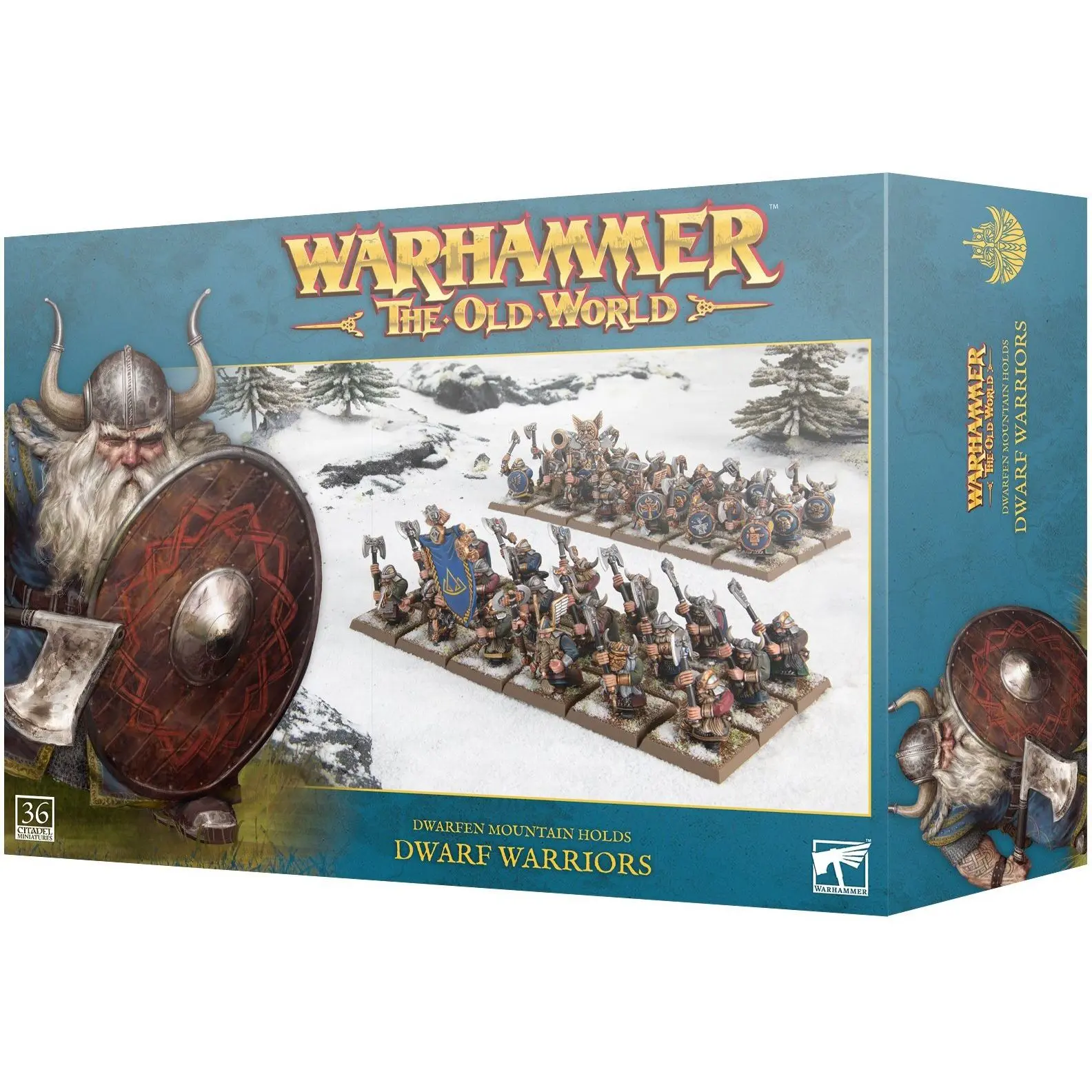 Figurine Games Workshop Warhammer ToW - Dwarfen Mountain Holds Dwarf Warriors