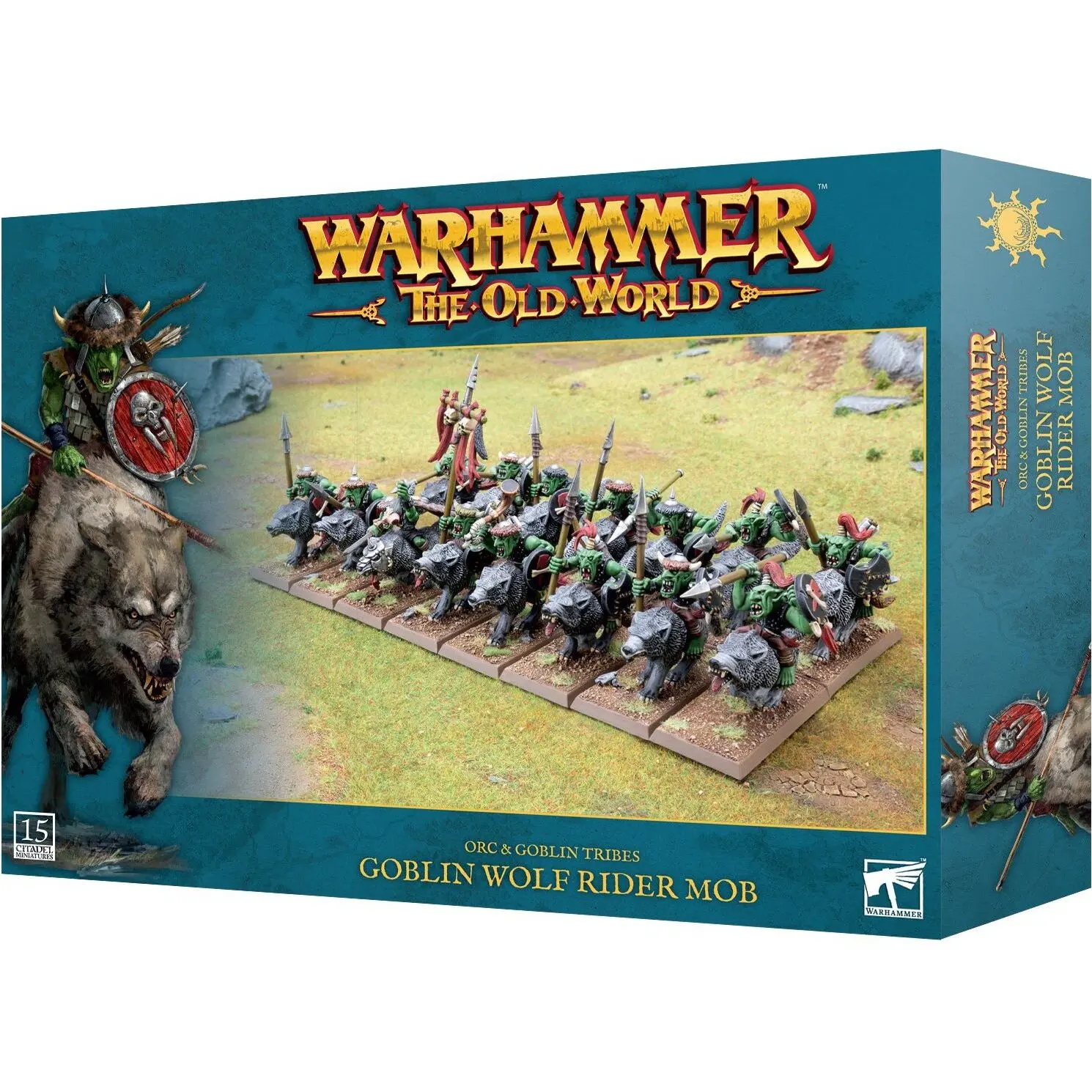 Figurine Games Workshop Warhammer ToW - Orc & Gobelin : Gobelins Chevaucheurs de Loups