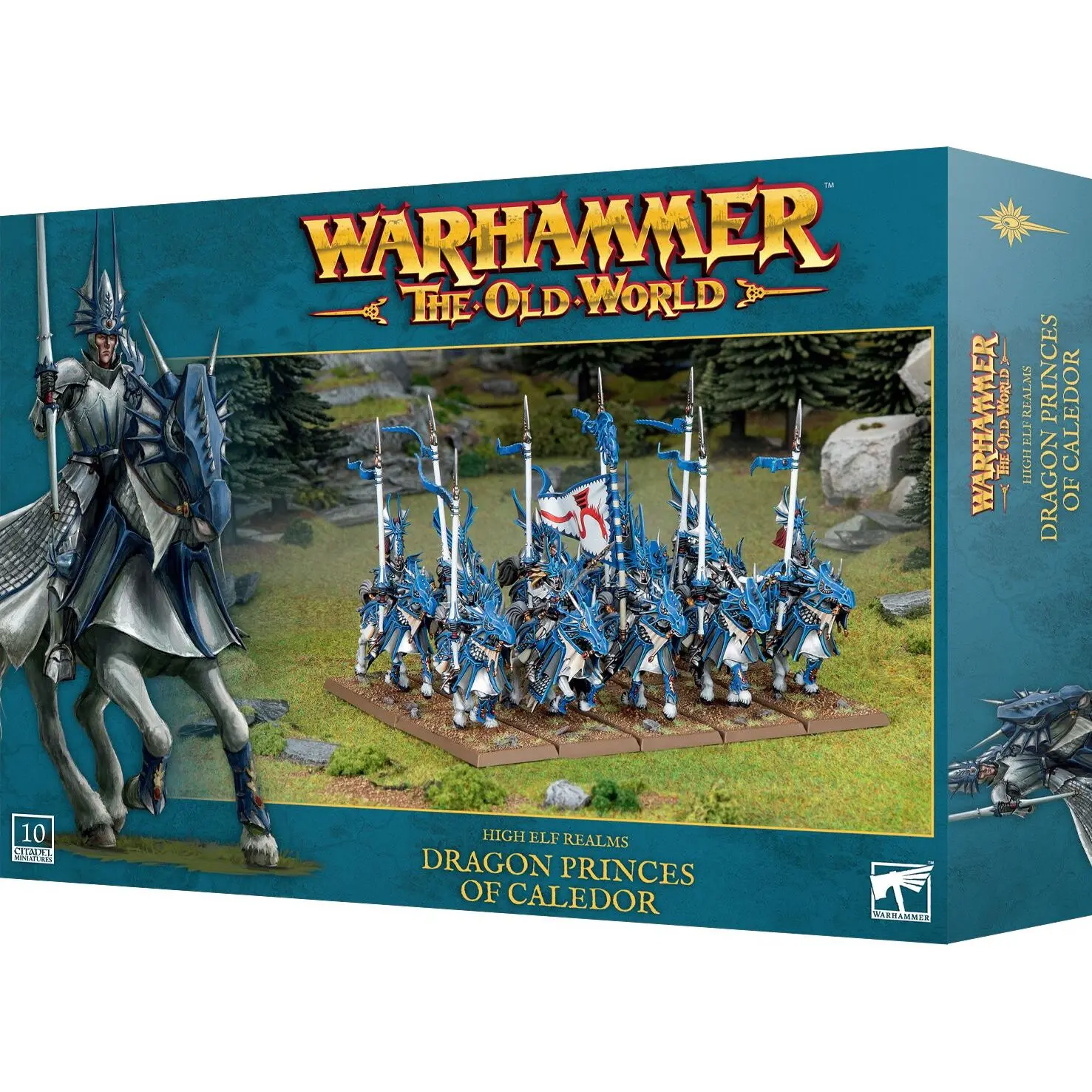 Figurine Games Workshop Warhammer ToW - Royaumes des Hauts Elfes : Princes Dragons de Caledor (x10)