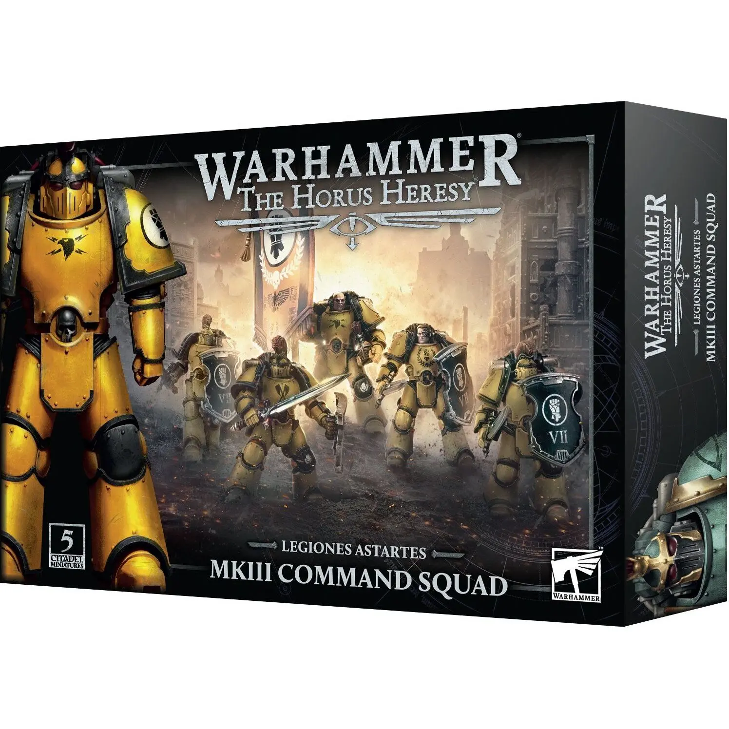 Figurine Games Workshop Warhammer 30k - Legiones Astartes : MK-III Command Squad
