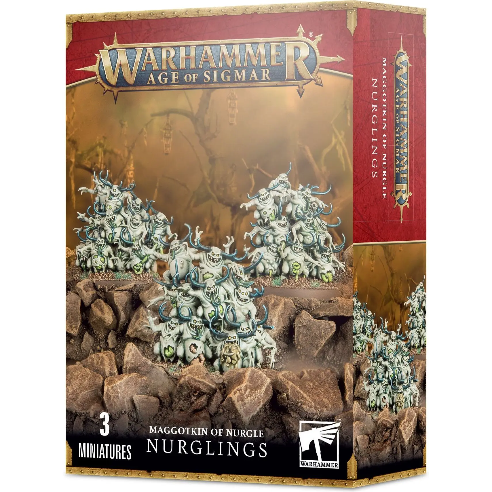 Figurine Games Workshop Warhammer AoS & 40k - Daemons Of Nurgle Nurgletes