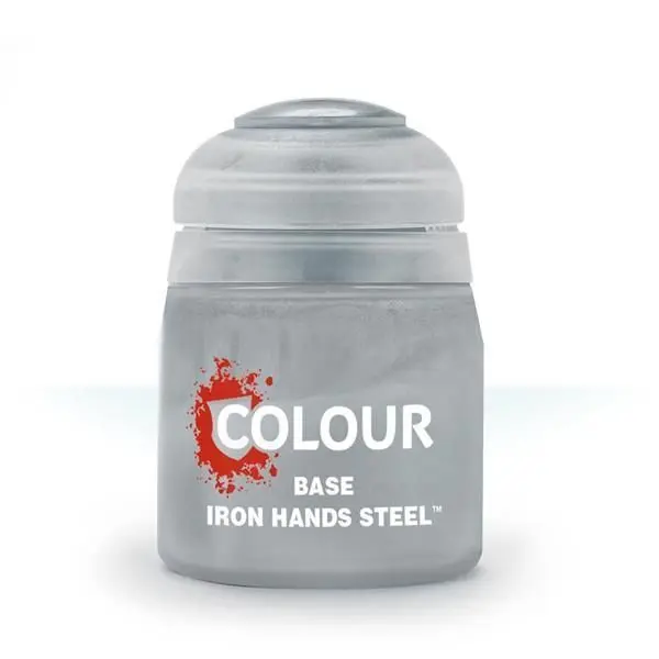 Games Workshop Silber Farbeimer Citadel - Base Iron Hands Steel