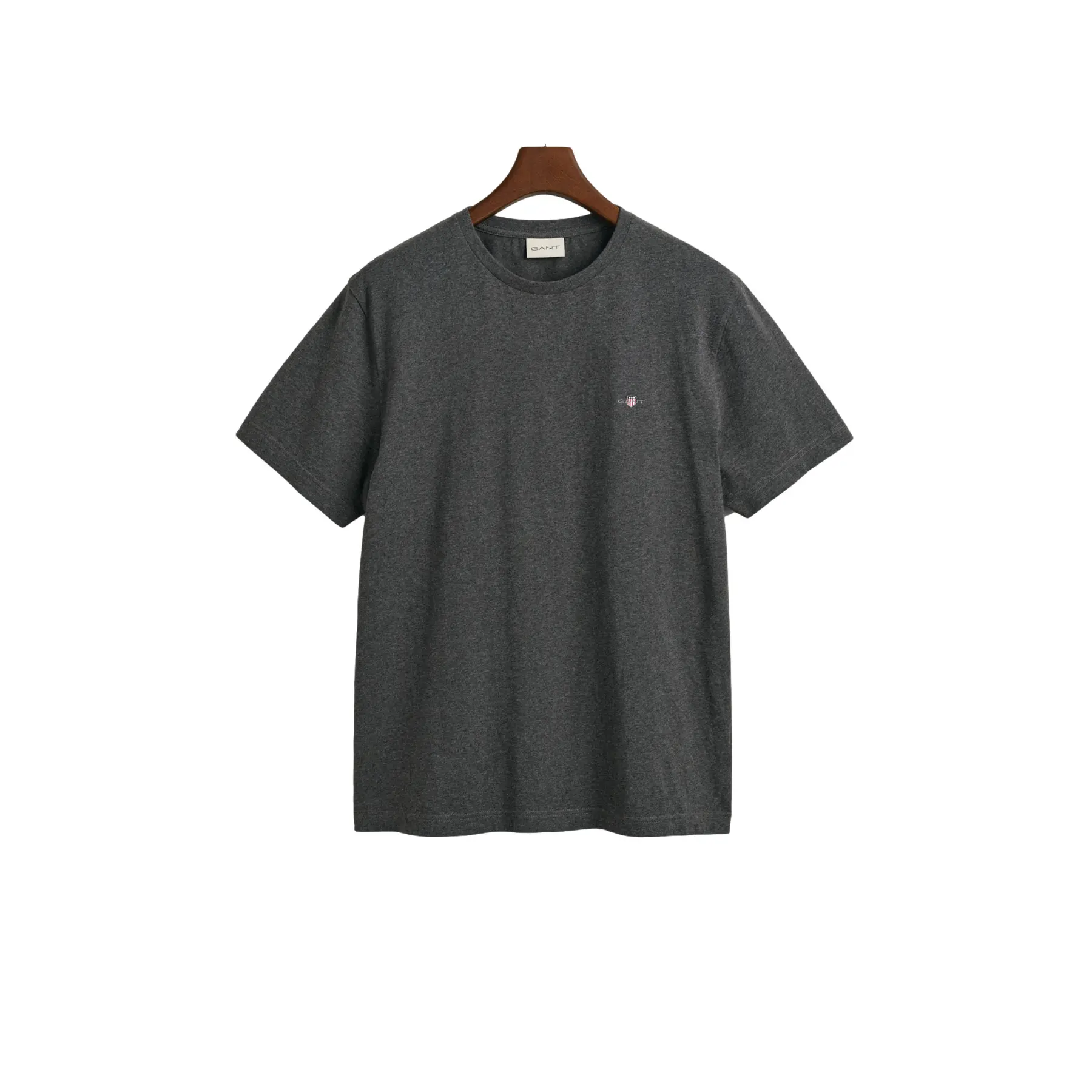 Gant Men's Dark Grey Regular Shield T-Shirt (Xxl) Antracit Melange - Image 5