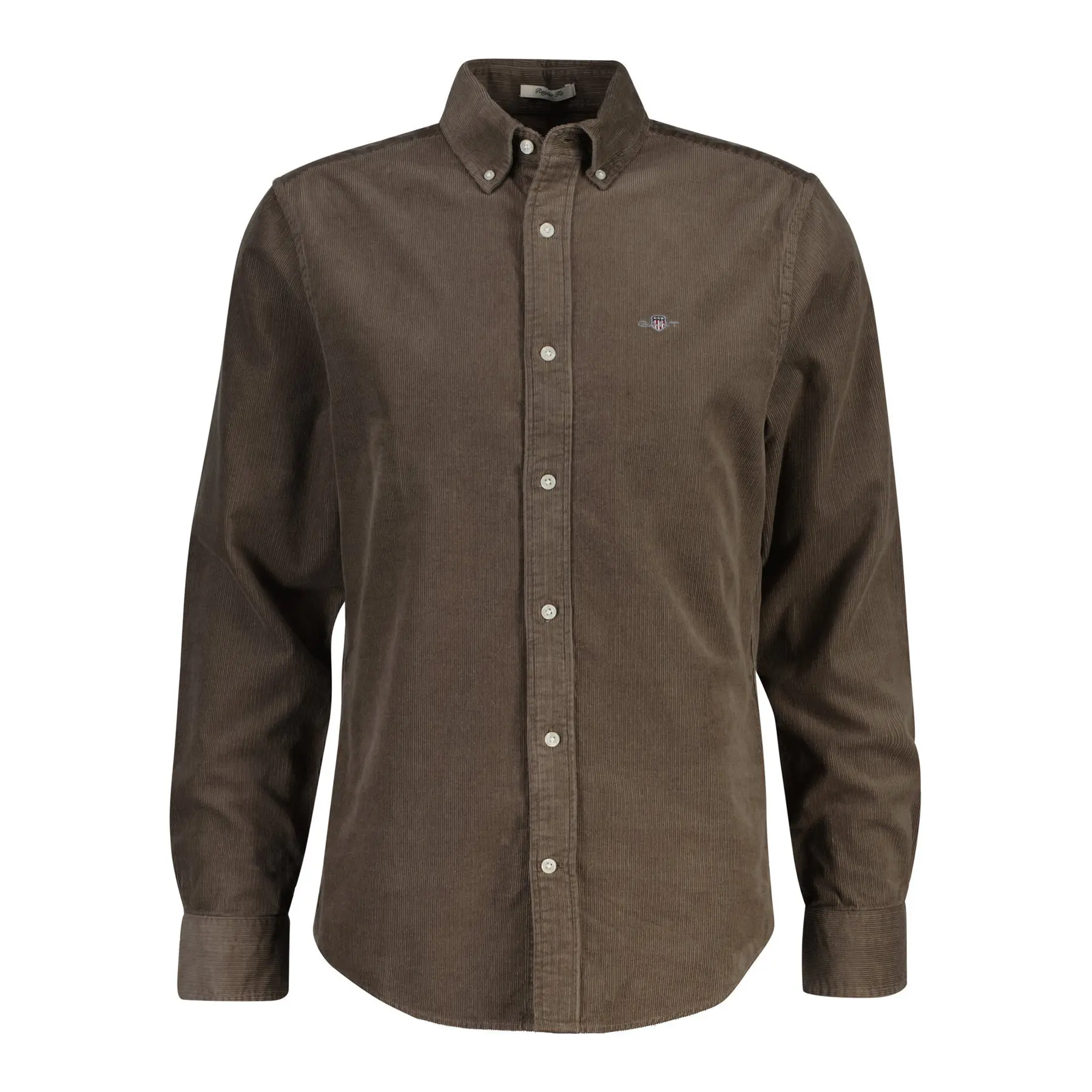 Camicia a maniche lunghe in velluto a coste Gant