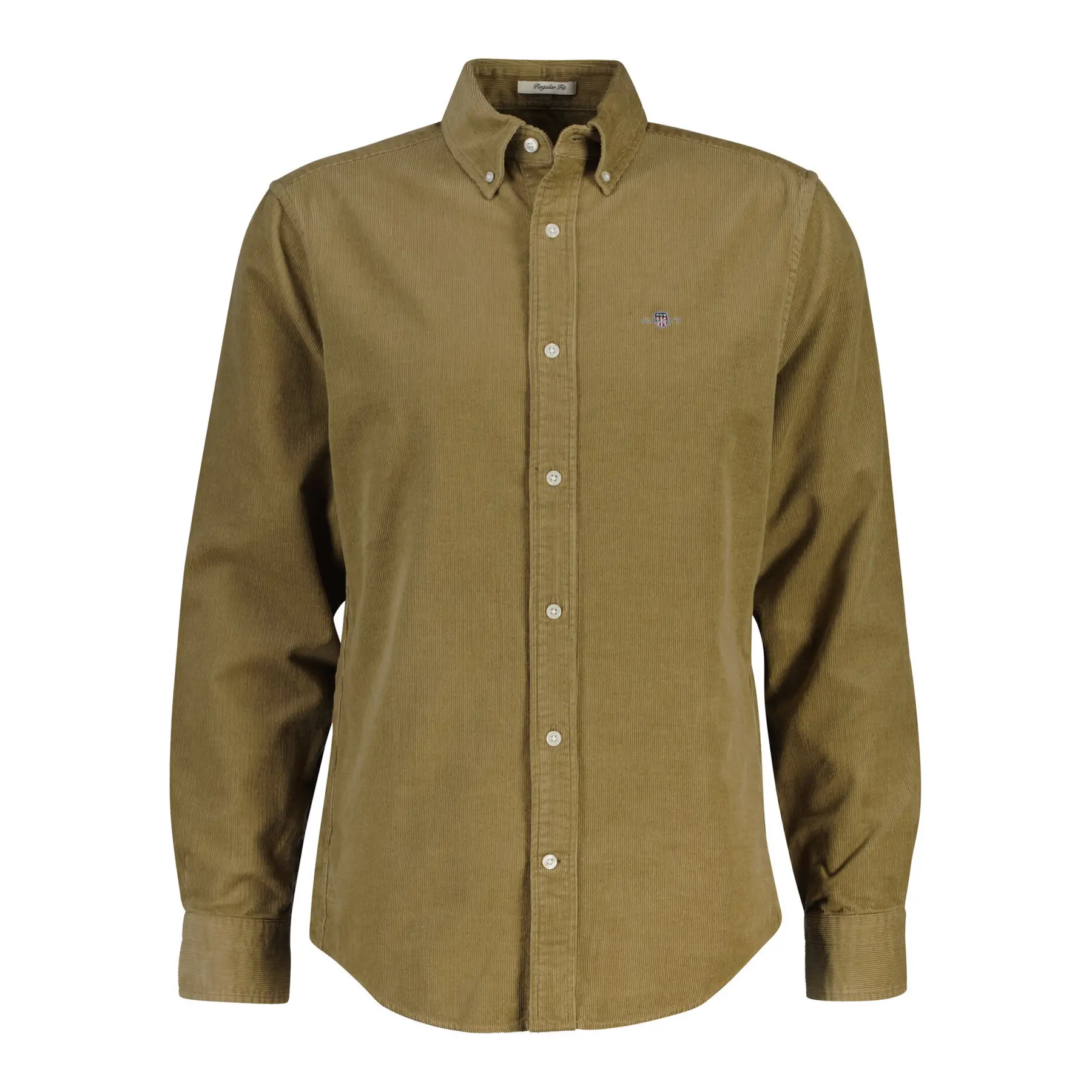 Camicia a maniche lunghe in velluto a coste Gant
