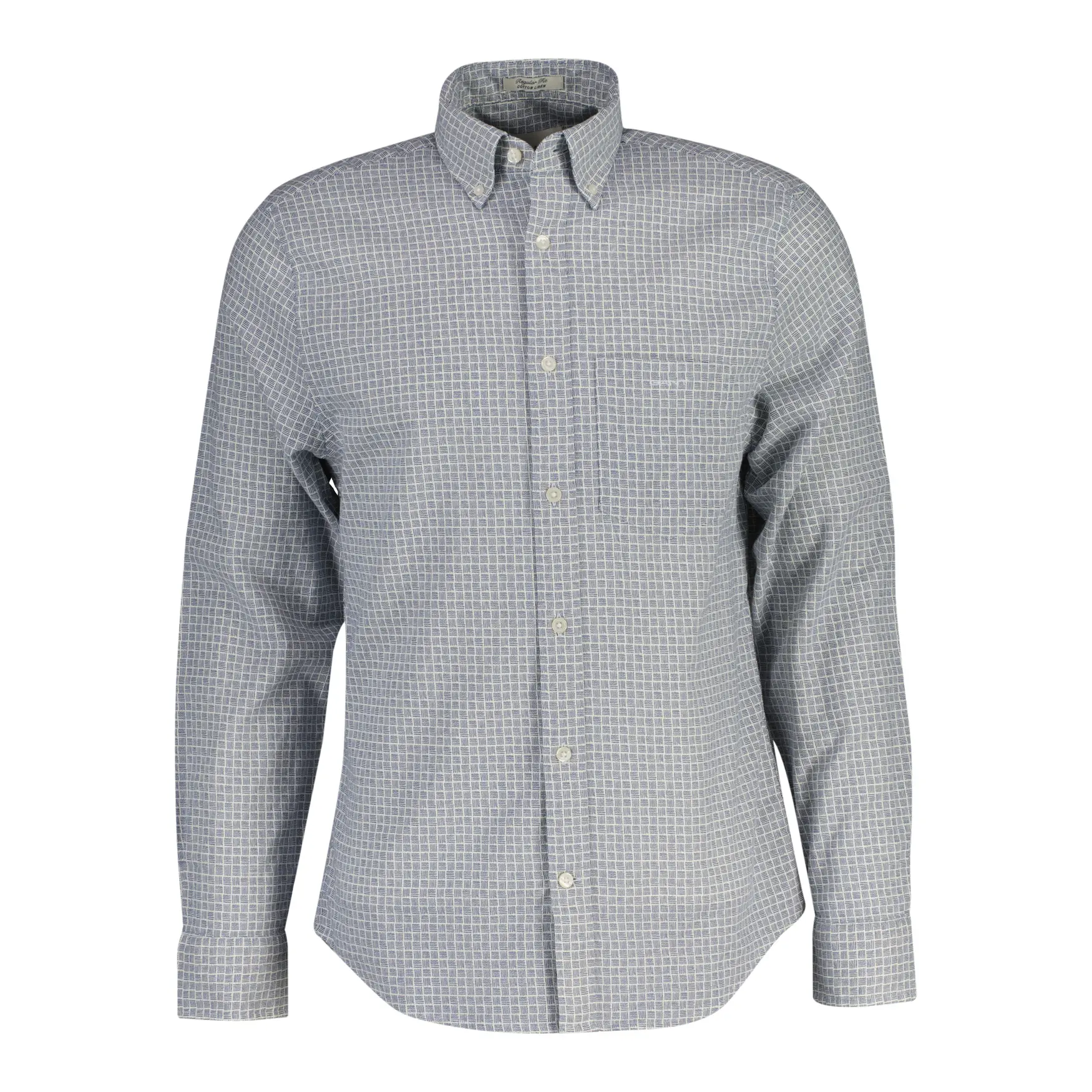 Camicia di cotone a maniche lunghe Gant Regular