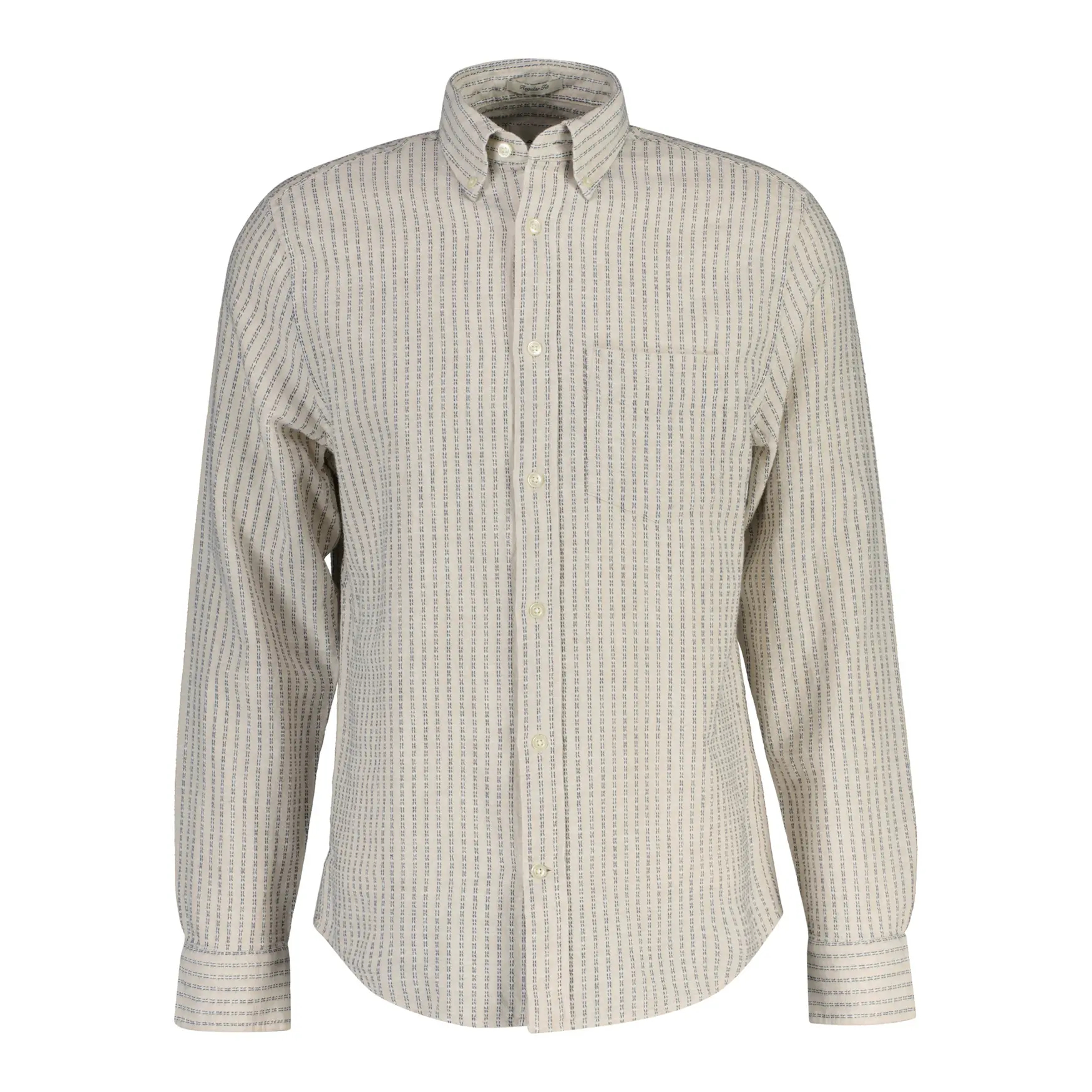 Camicia a righe a maniche lunghe Gant Regular