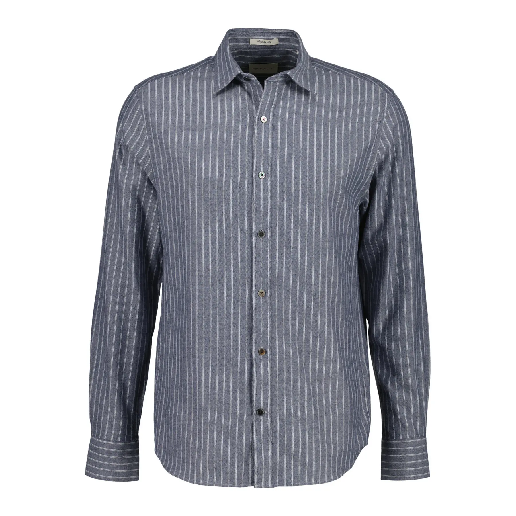 Camicia a righe a maniche lunghe Gant Reg Flannel Melange