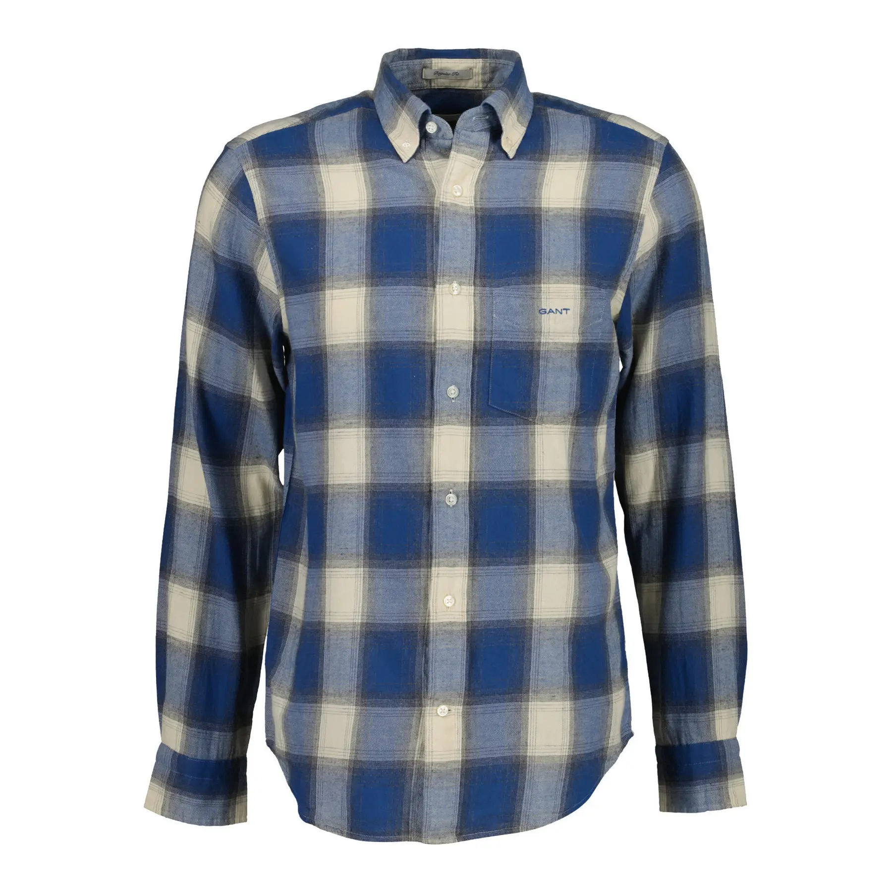 Gant Men's Bleu Long Sleeve Shirt Windblown