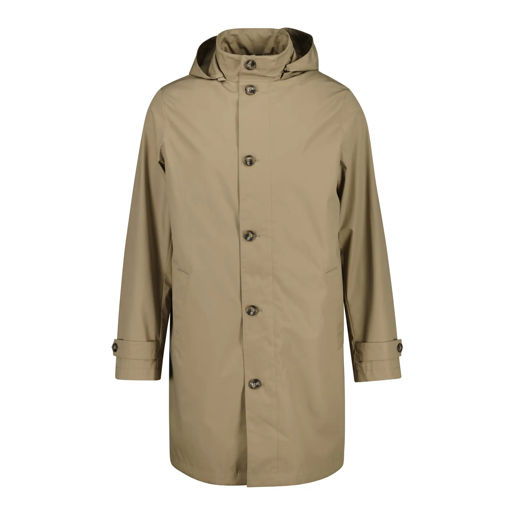 Gant Men's Marron Hooded Coat