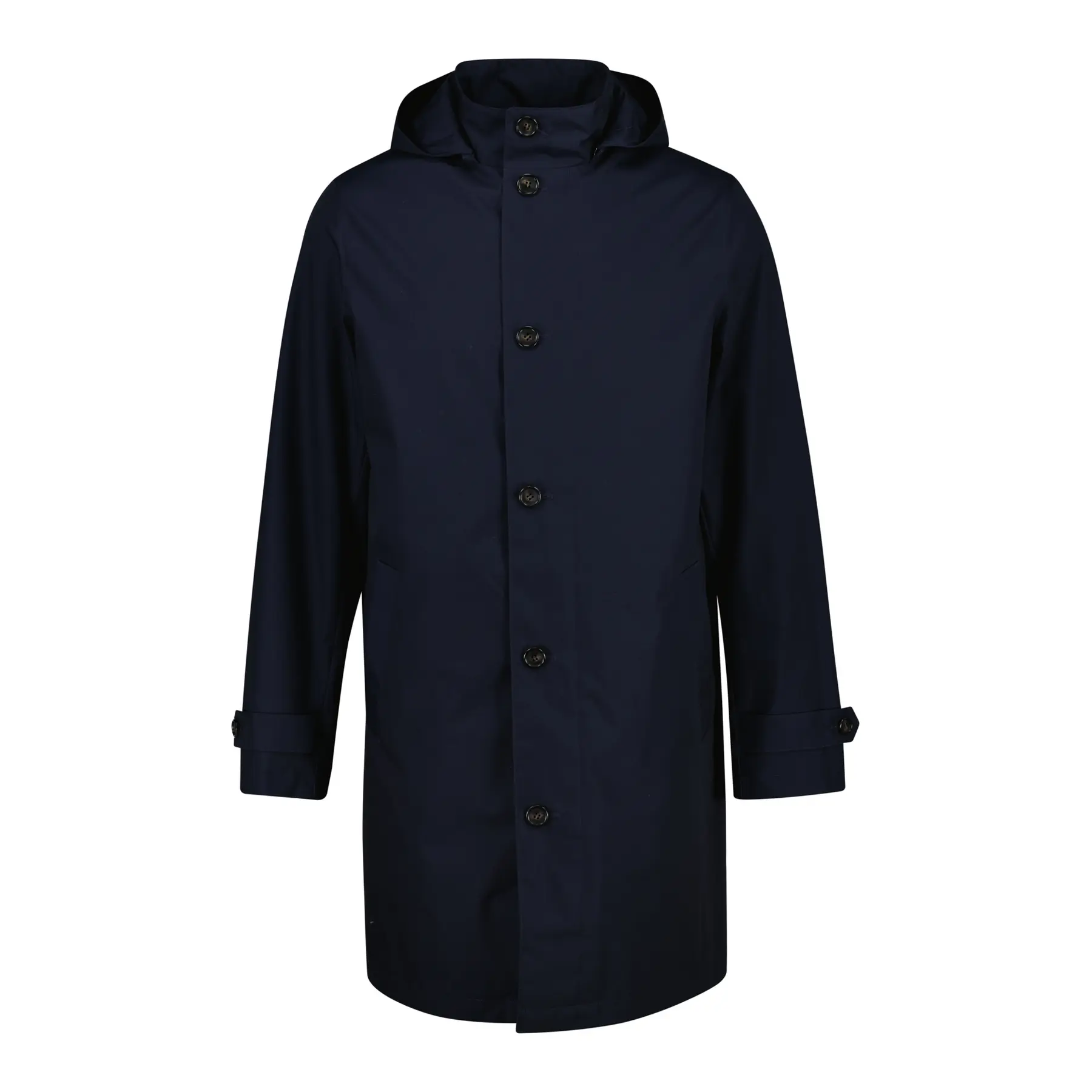 Gant Men's Bleu Hooded Coat