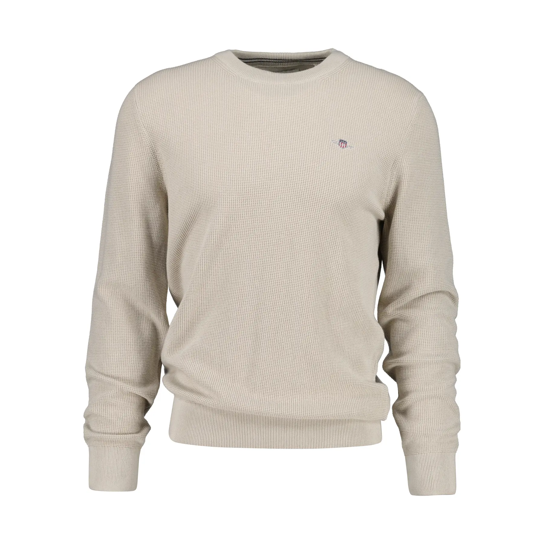 Gant Men's Marron Waffle Knit Sweater