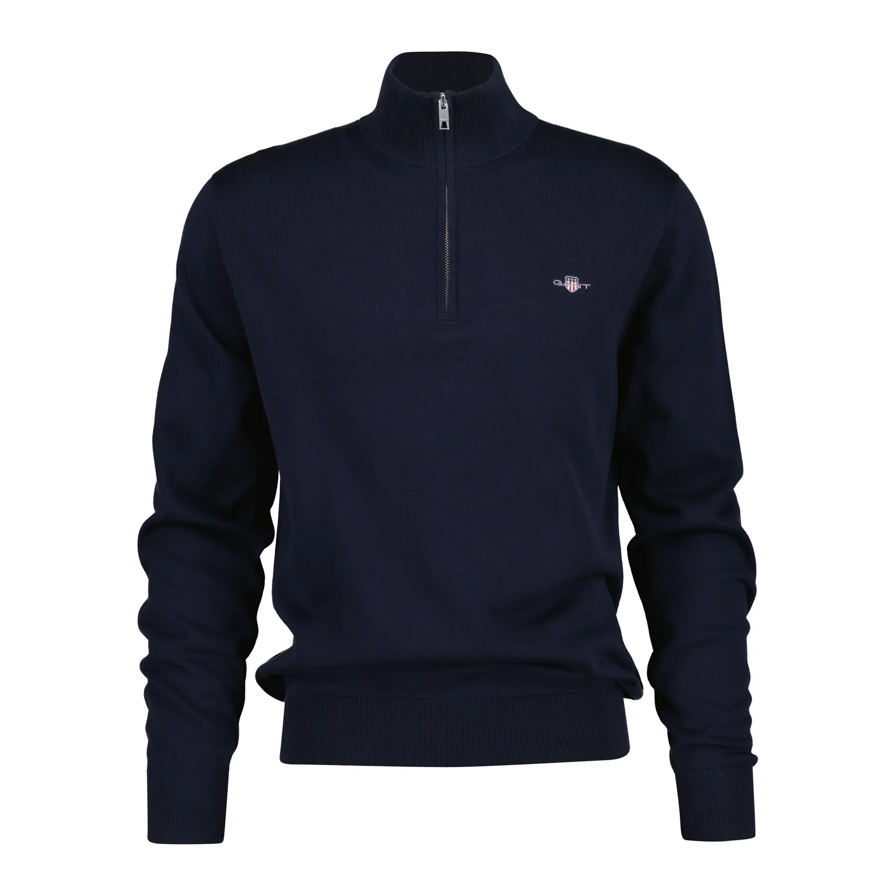 Gant Men's Bleu 1/2 Zip Sweatshirt