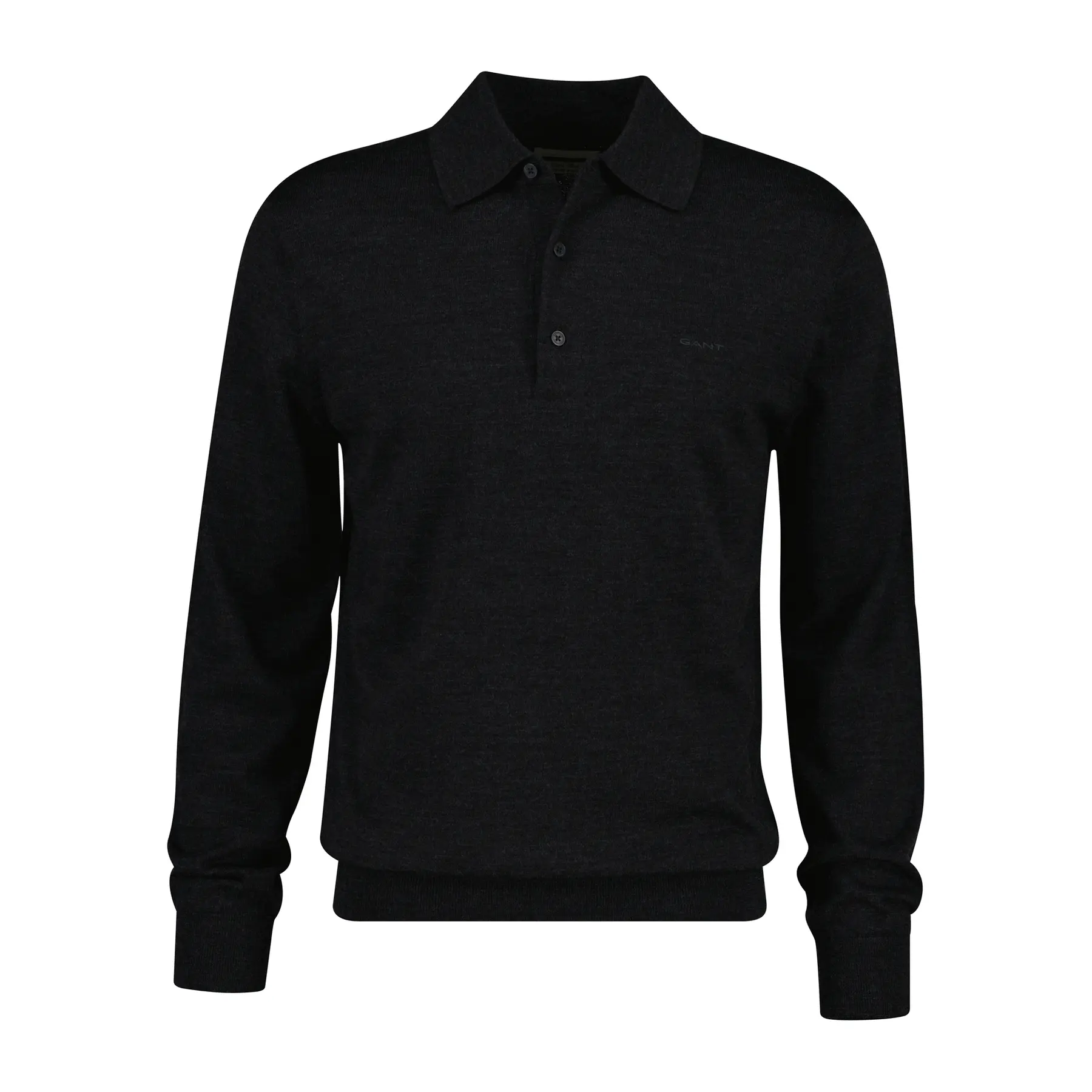 Extra-feines Merinowoll Langarm-Polo Gant