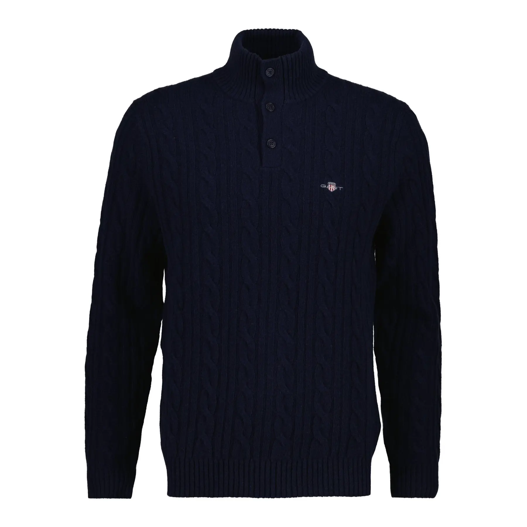 Gant Men's Bleu Wool Sweater Hb