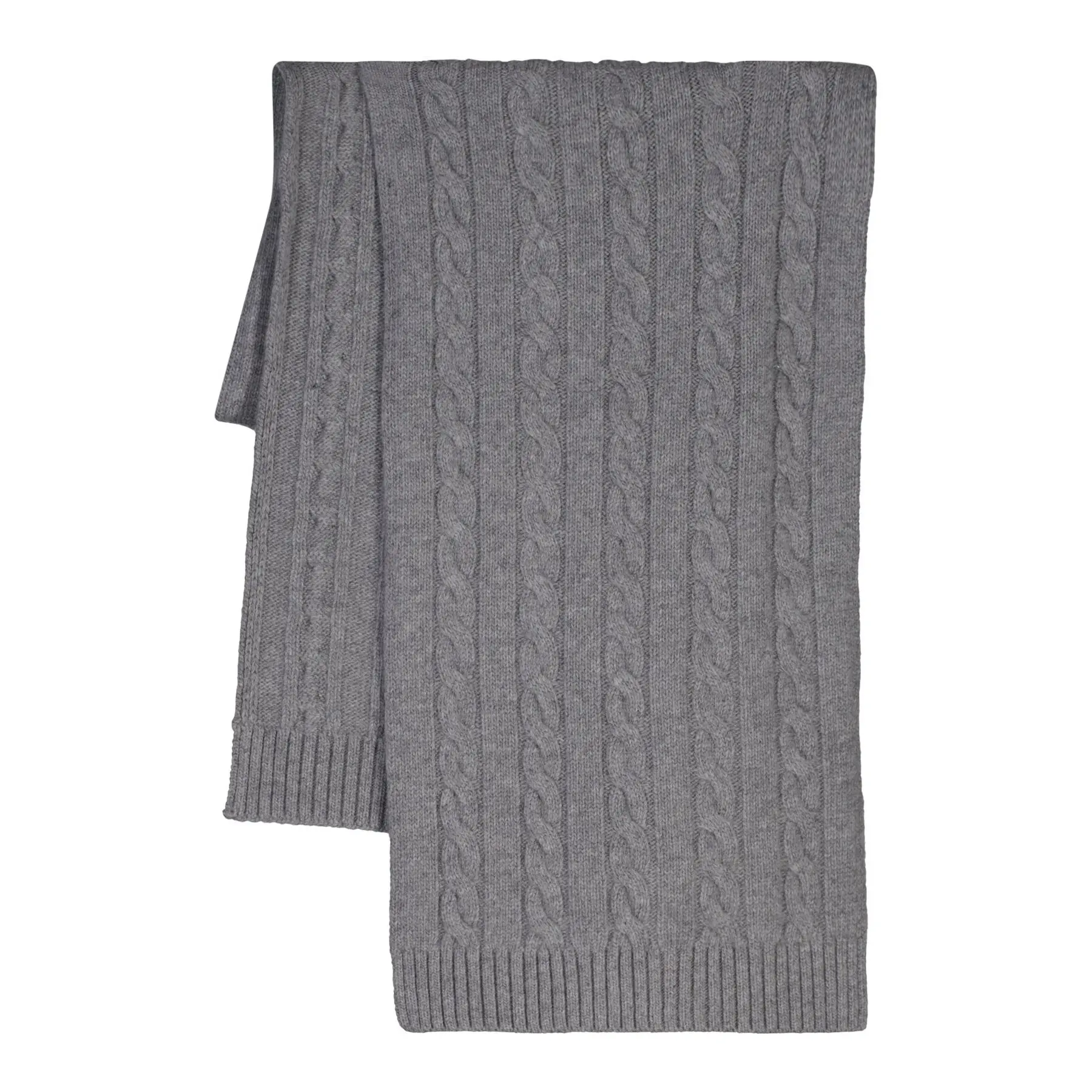 Gant Men's Gris Scarf Cable