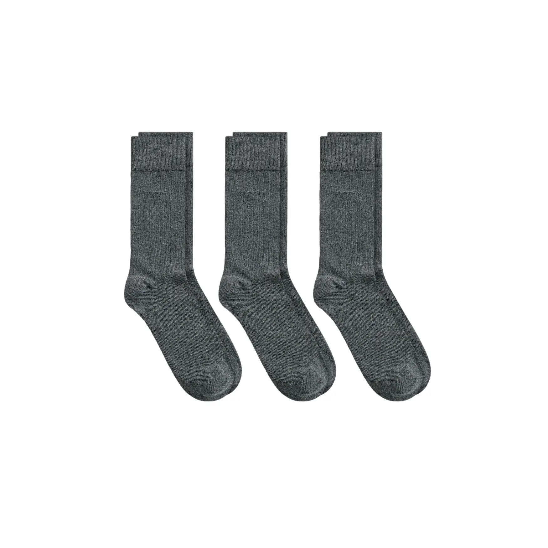 Gant Men's Soft Cotton Socks 3-Pack - 90 Charcoal Melange - 90 Charcoal Melange - Uk9-11 Eu43-45 Us10-12 - Image 2
