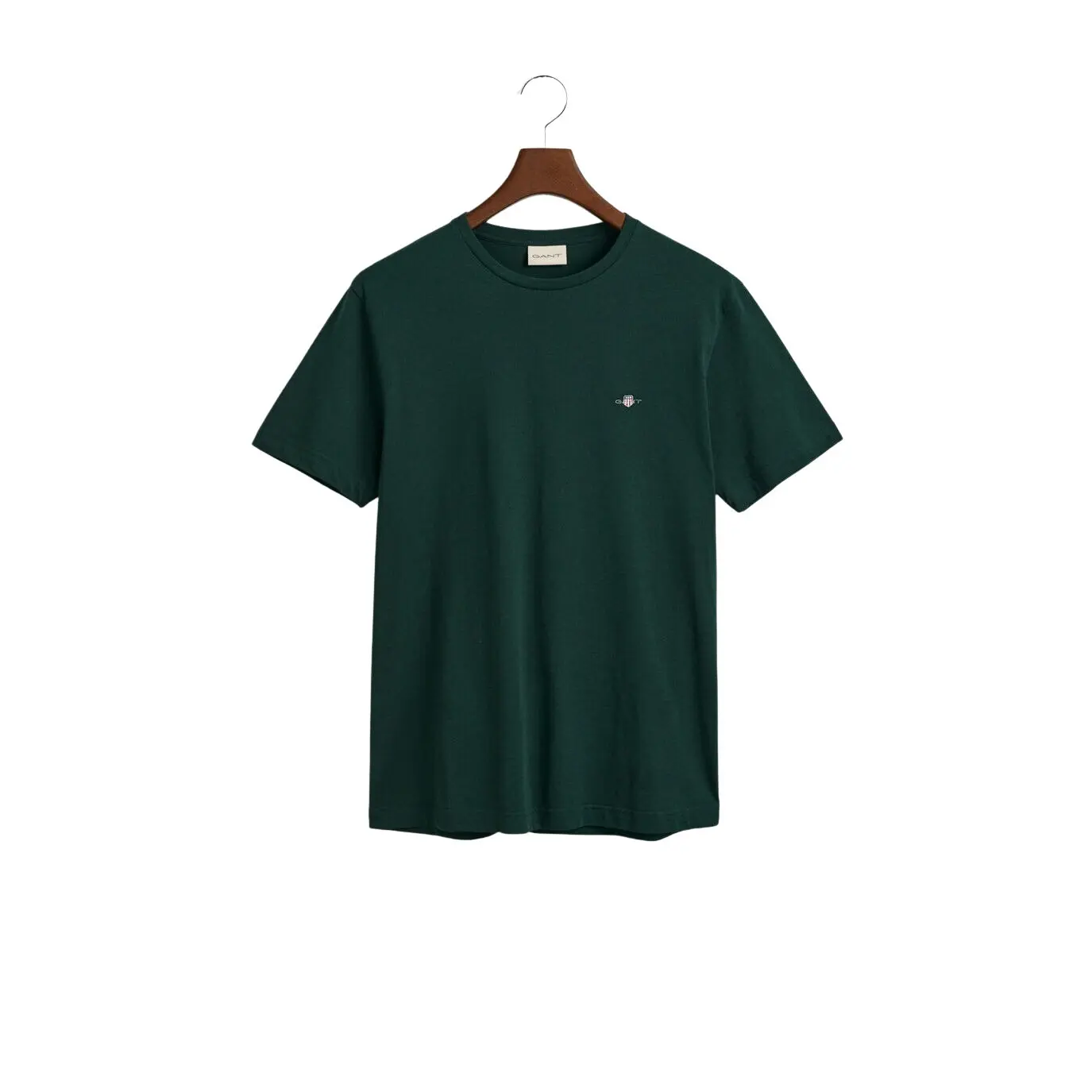 Gant Men's Tartan Green Regular Shield T-Shirt - Image 12