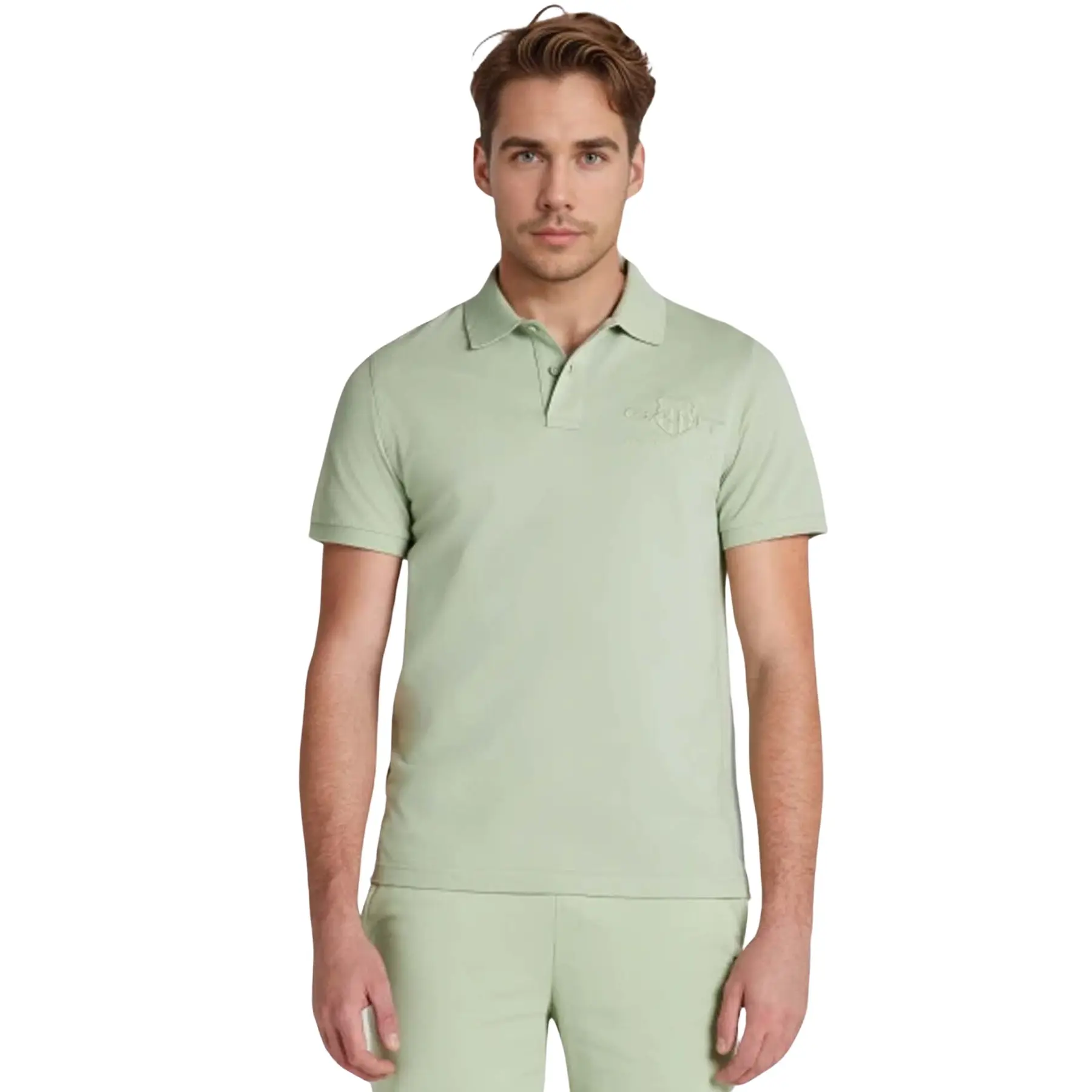 Polo Gant Reg Tonal Shield
