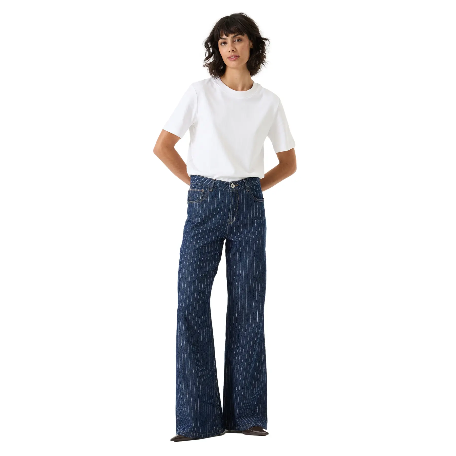 Jeans a gamba larga donna  Celia