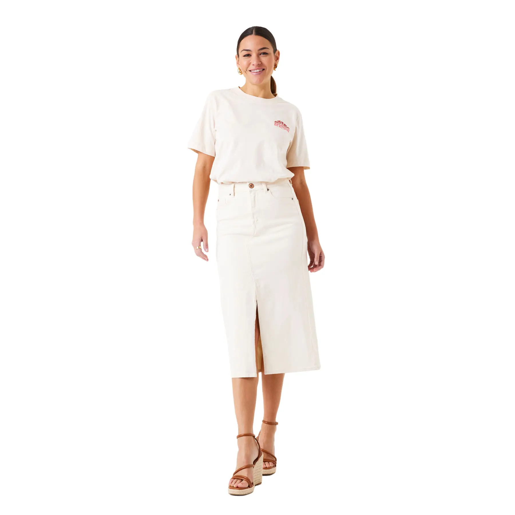 Jeansrock Damen Garcia