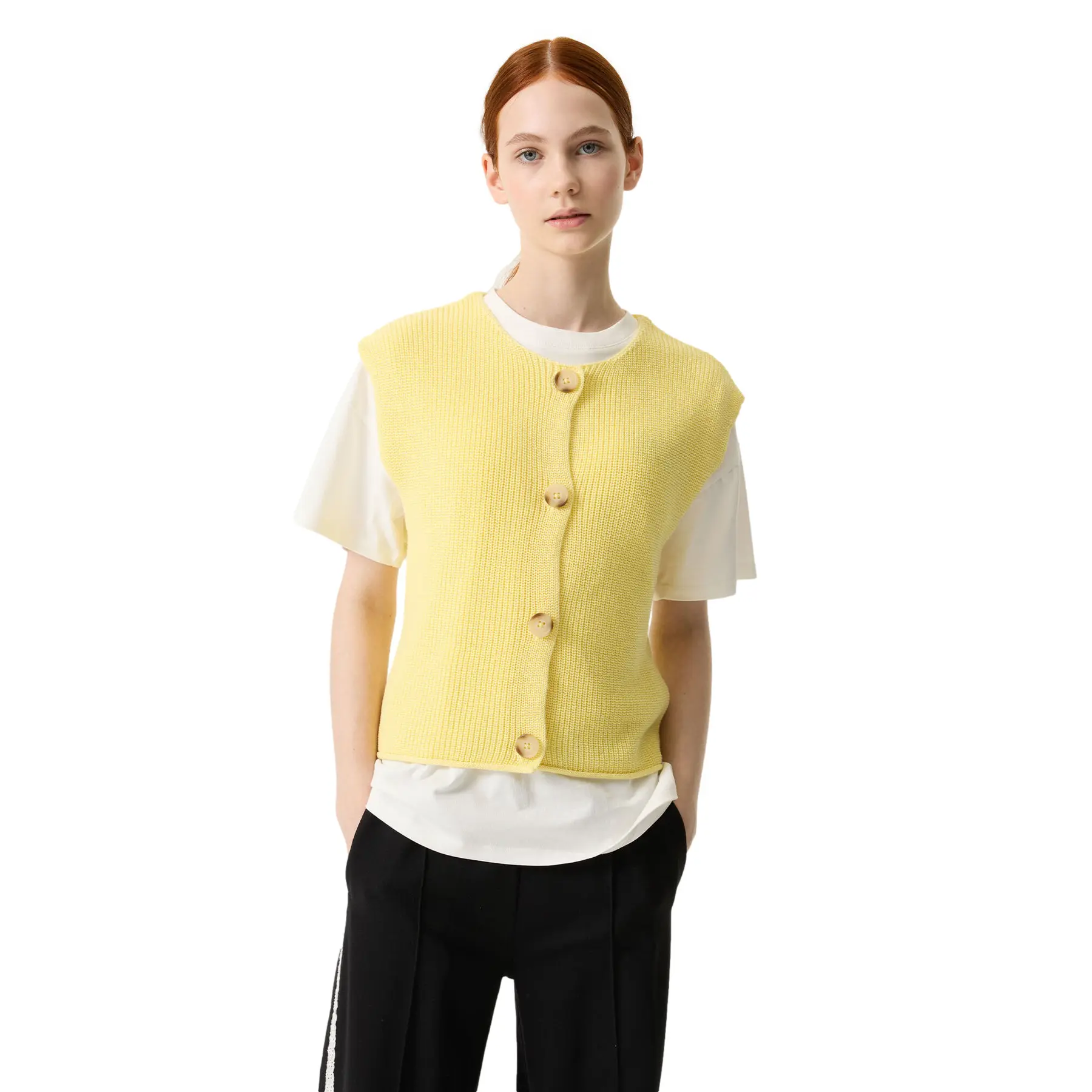 Ärmelloser Cardigan Mädchen Garcia