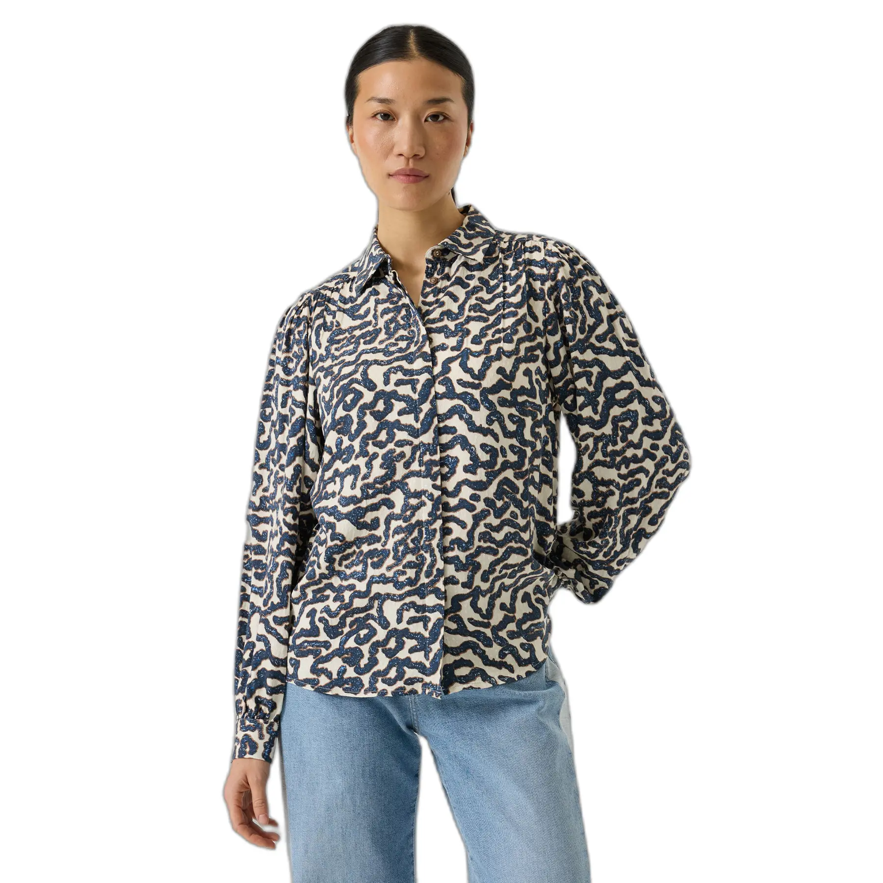 Druckbluse Damen Garcia