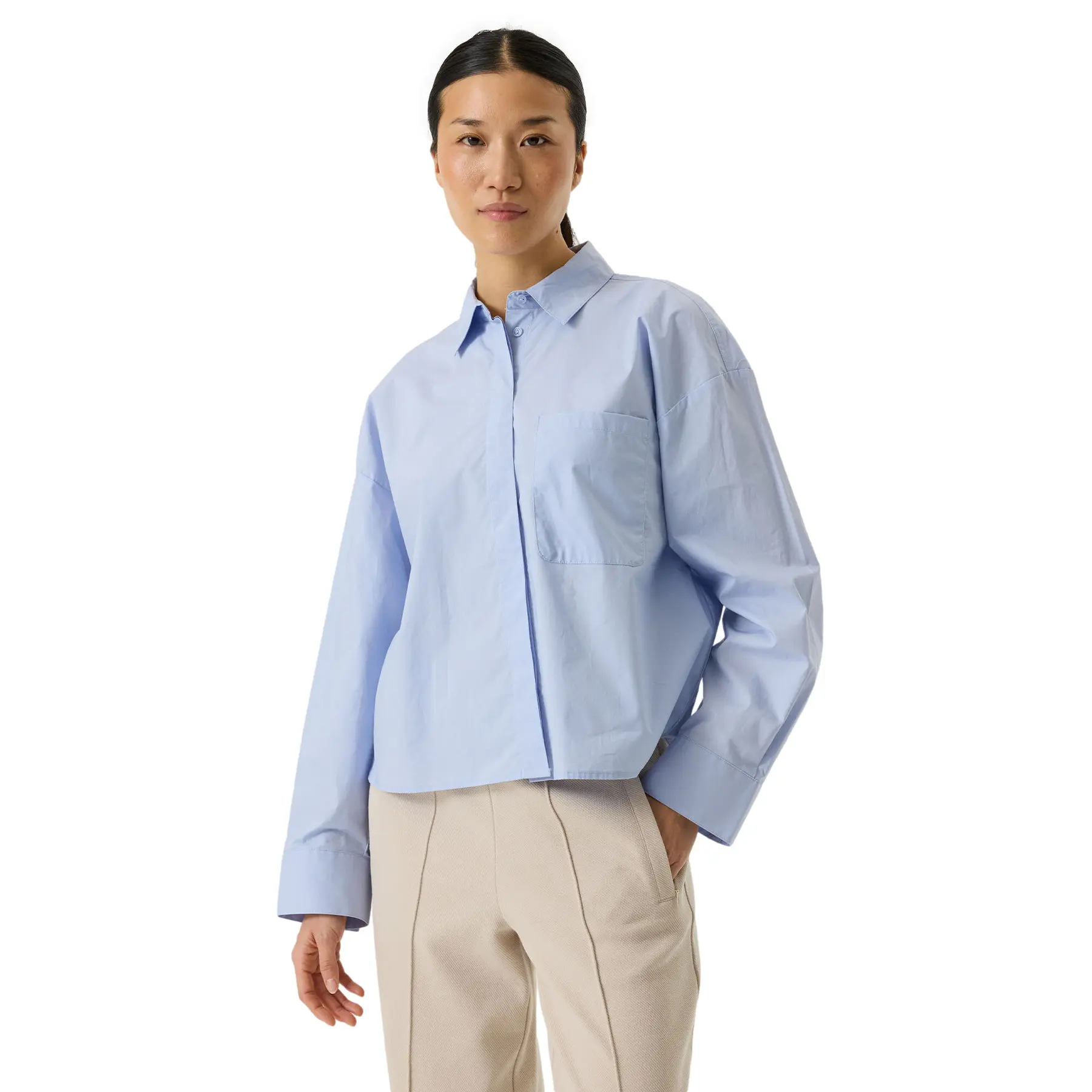 Langarmshirt, Damen Garcia
