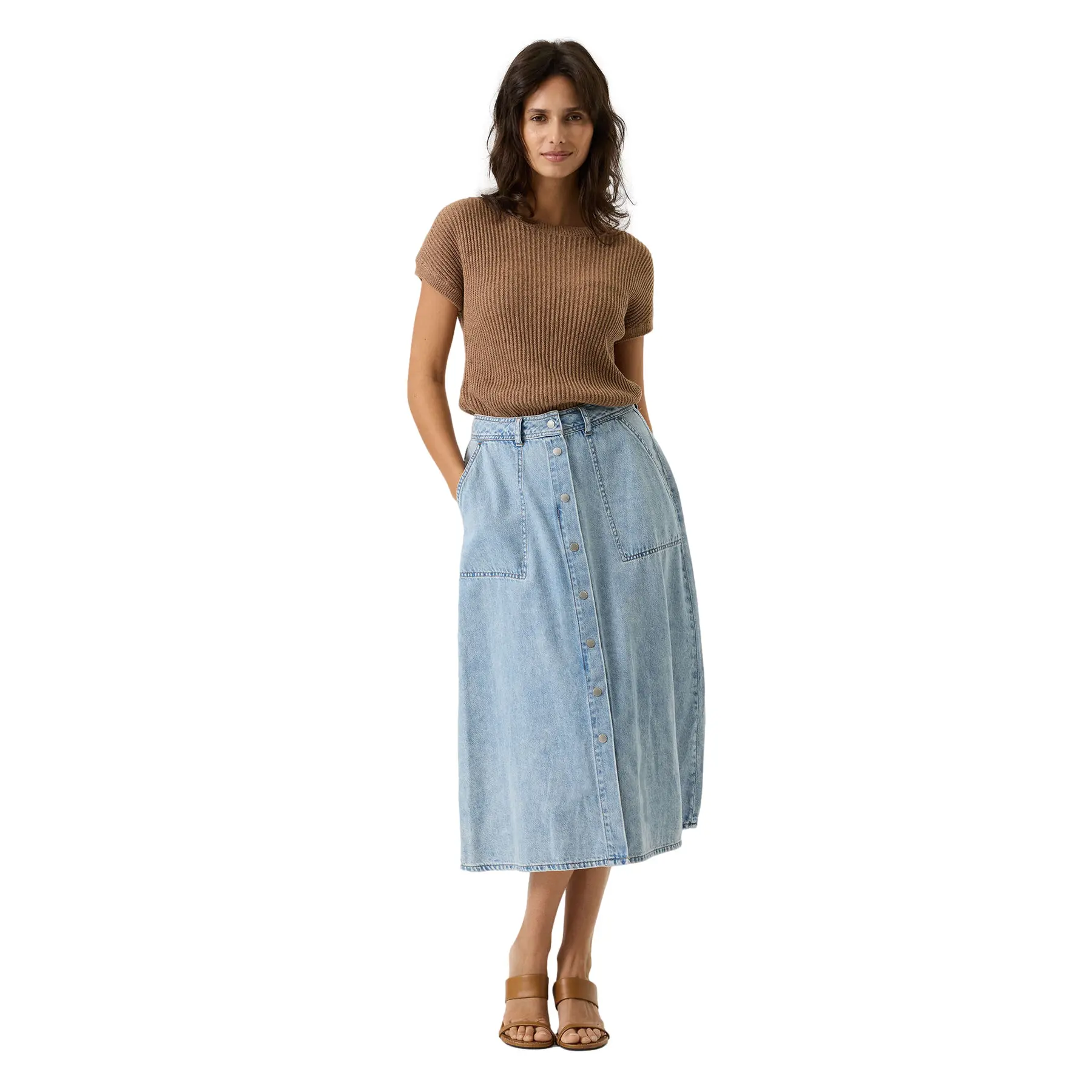 Regular Jeansrock für Damen Garcia