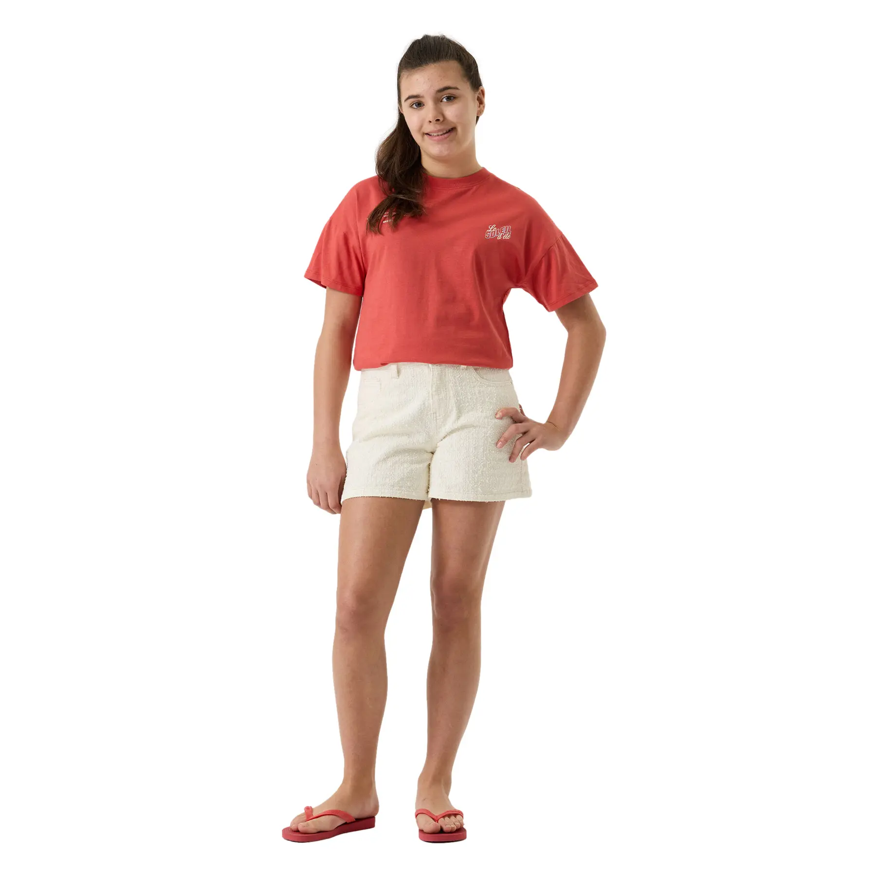 Short en twill de coton fille Garcia