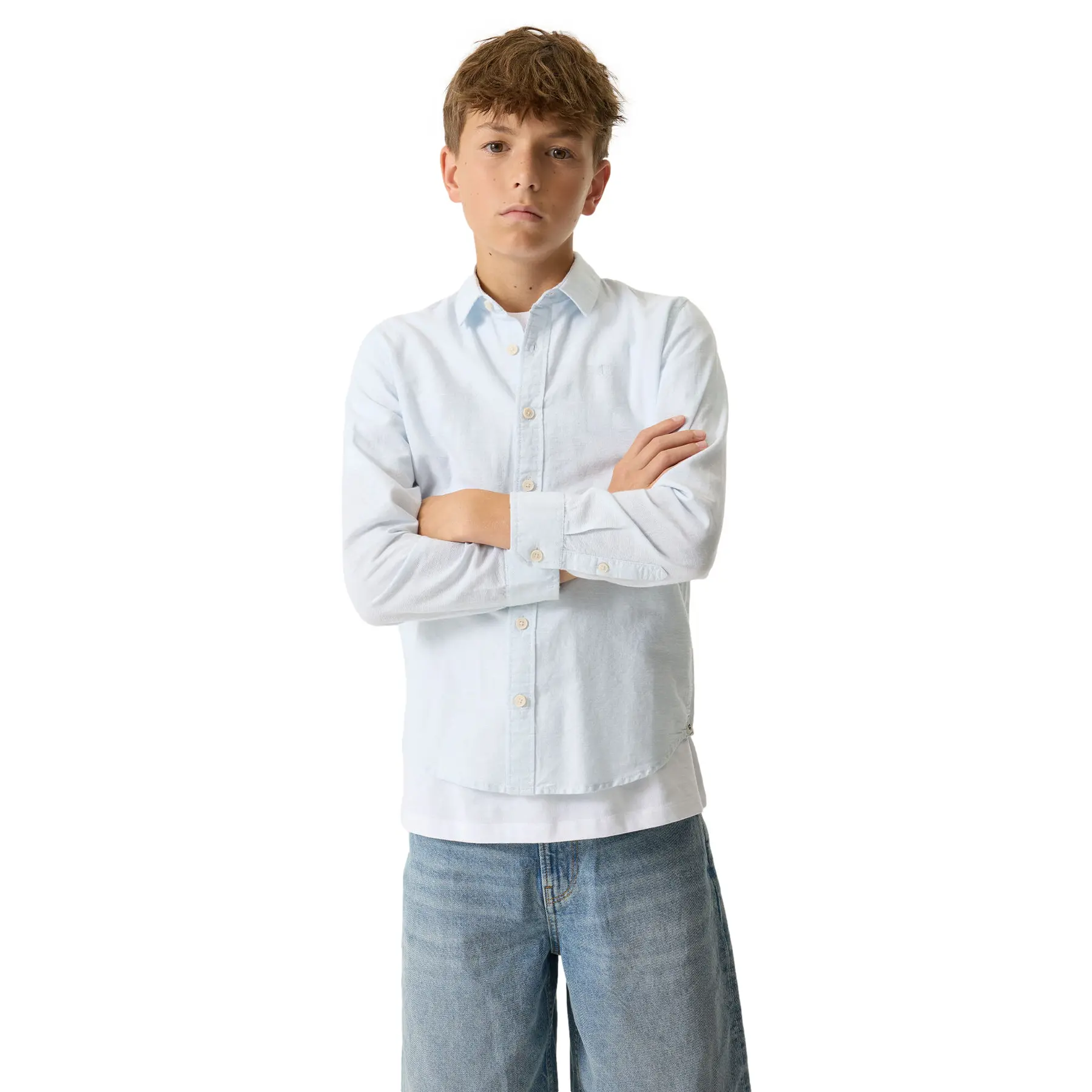 Garcia Herren Bleu Langarmshirt Kind