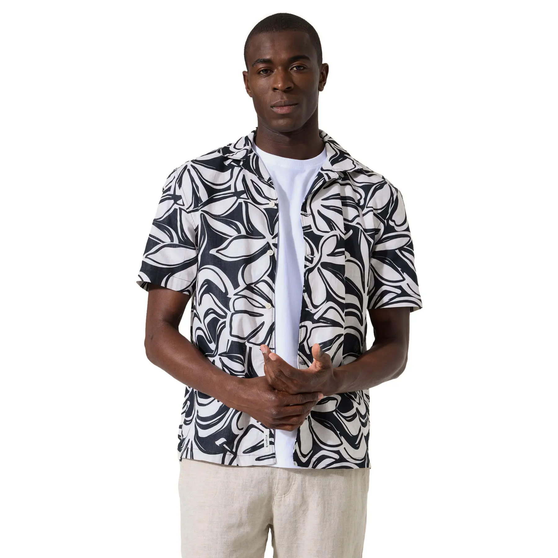 Kurzarm-T-Shirt mit Print Garcia