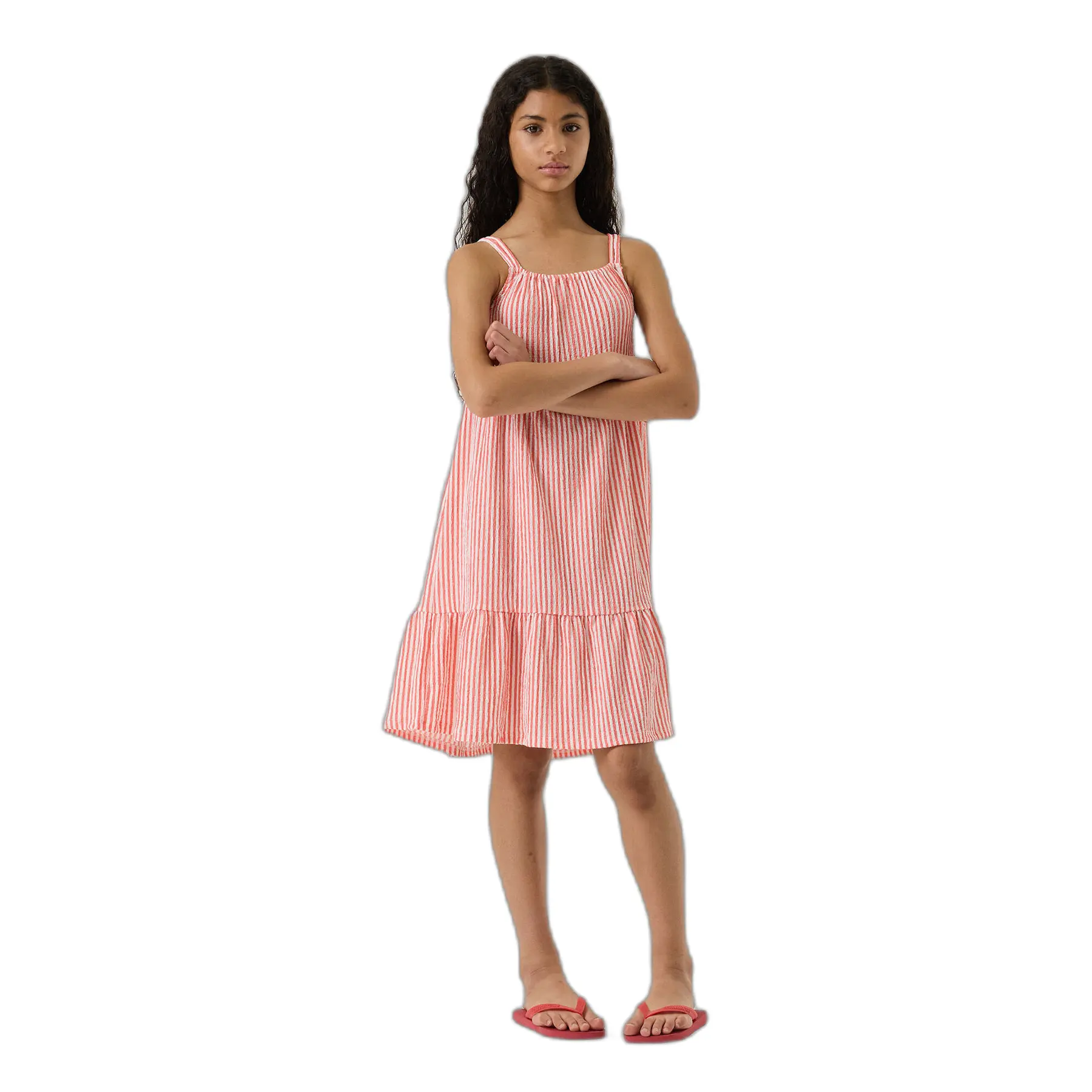 Kleid für den Tag mit vertikalen Streifen für Mädchen Garcia