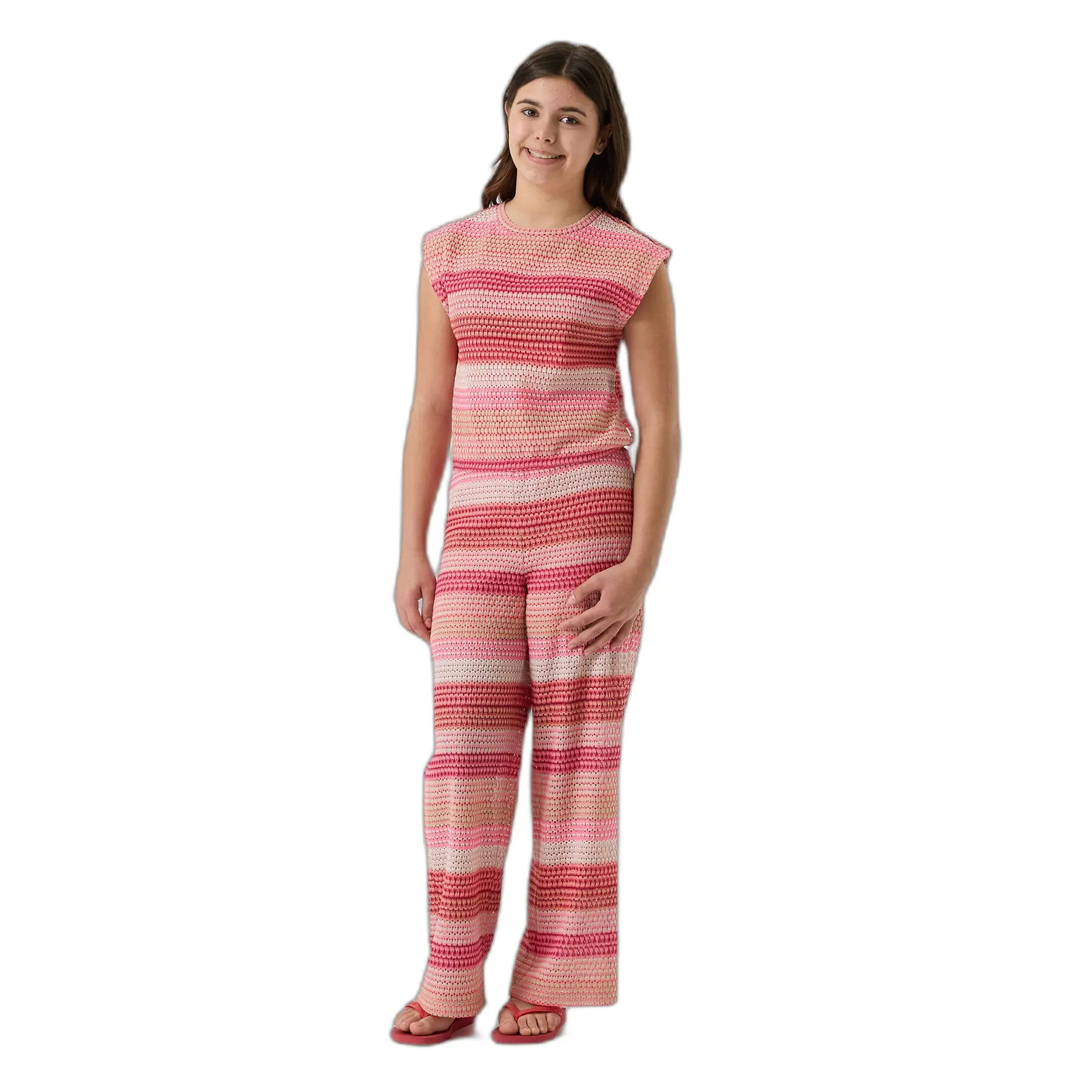 Gestreifte Röhrenhose für Mädchen Garcia