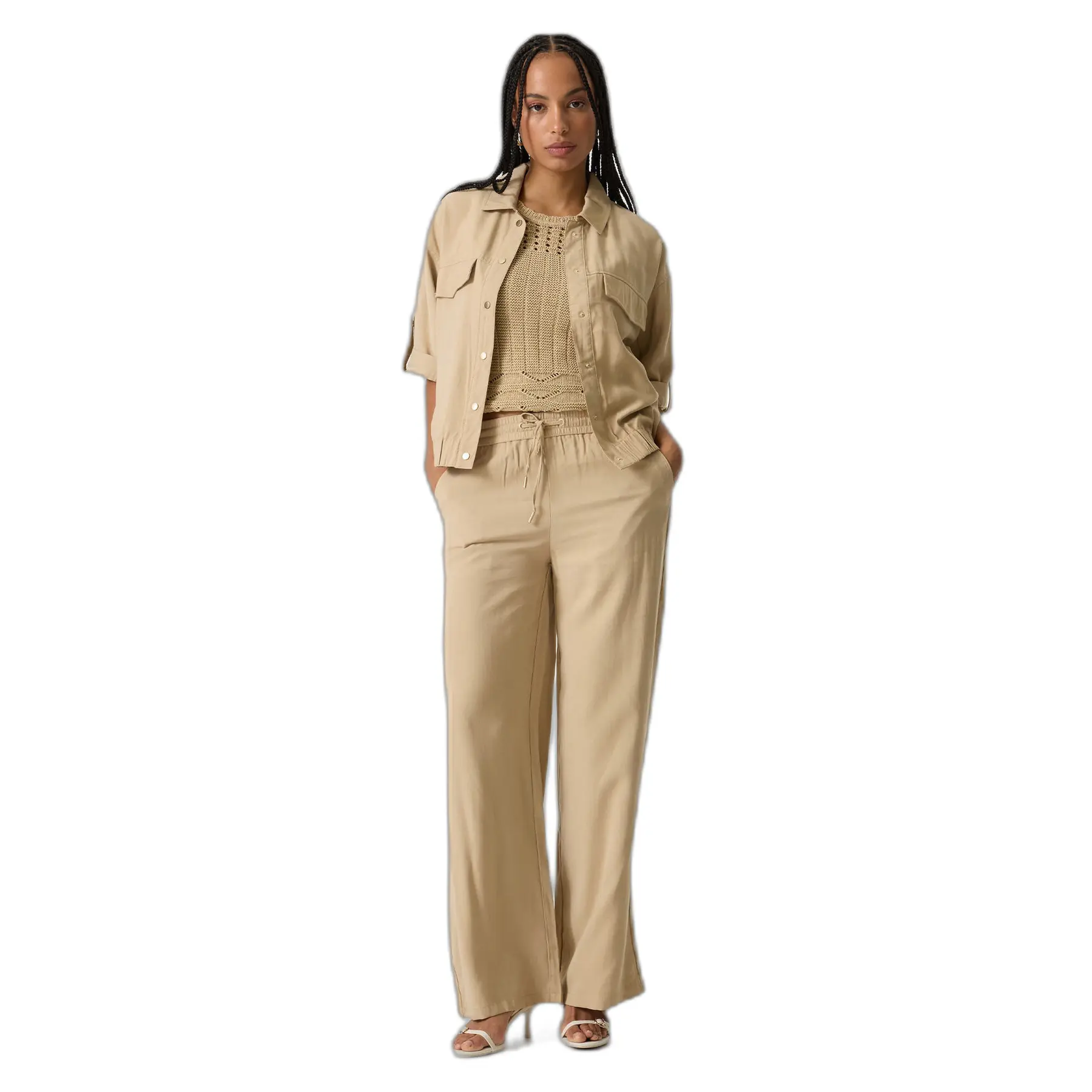 Damen Canvas-Hose Garcia