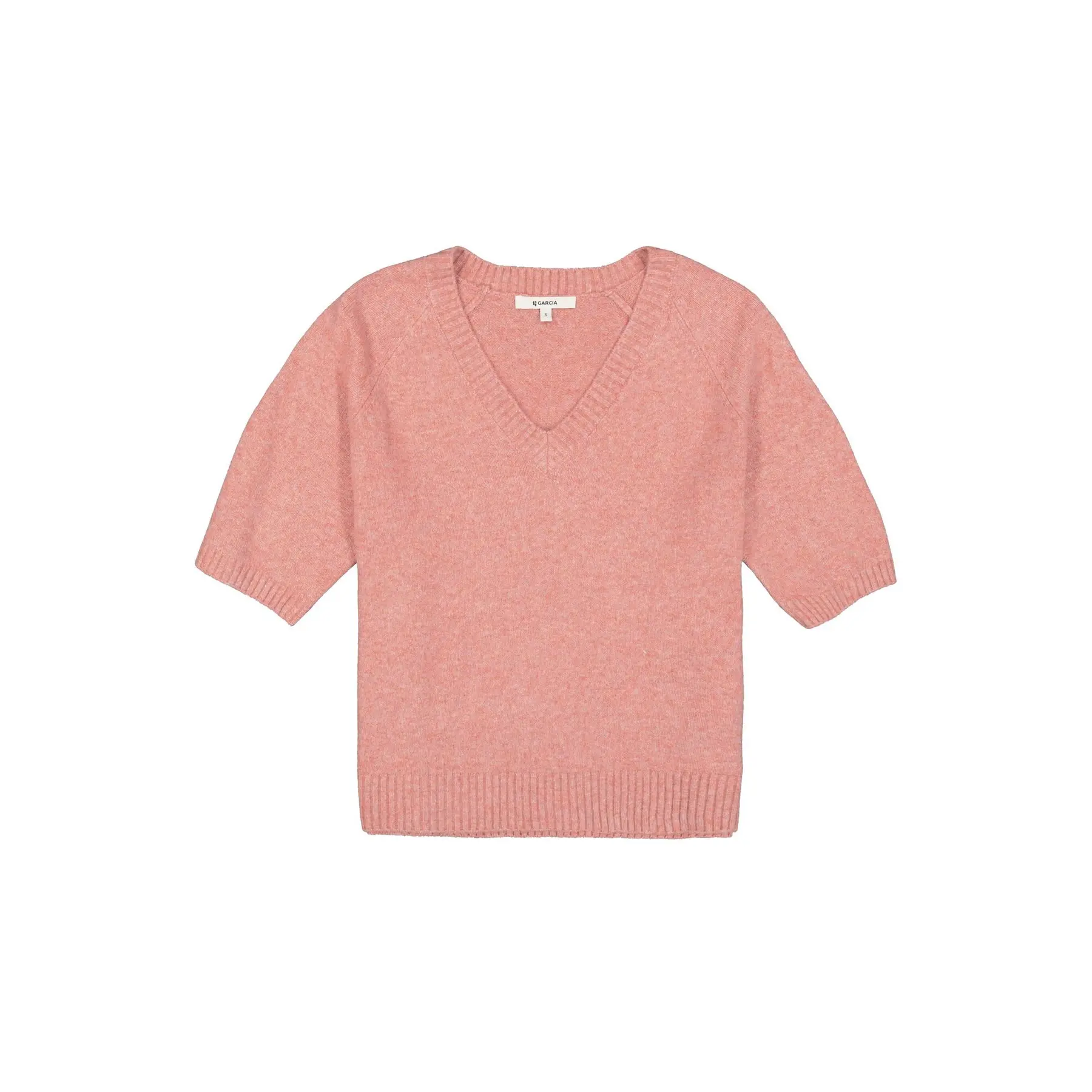 Maglietta col V maniche corte donna Garcia T260240