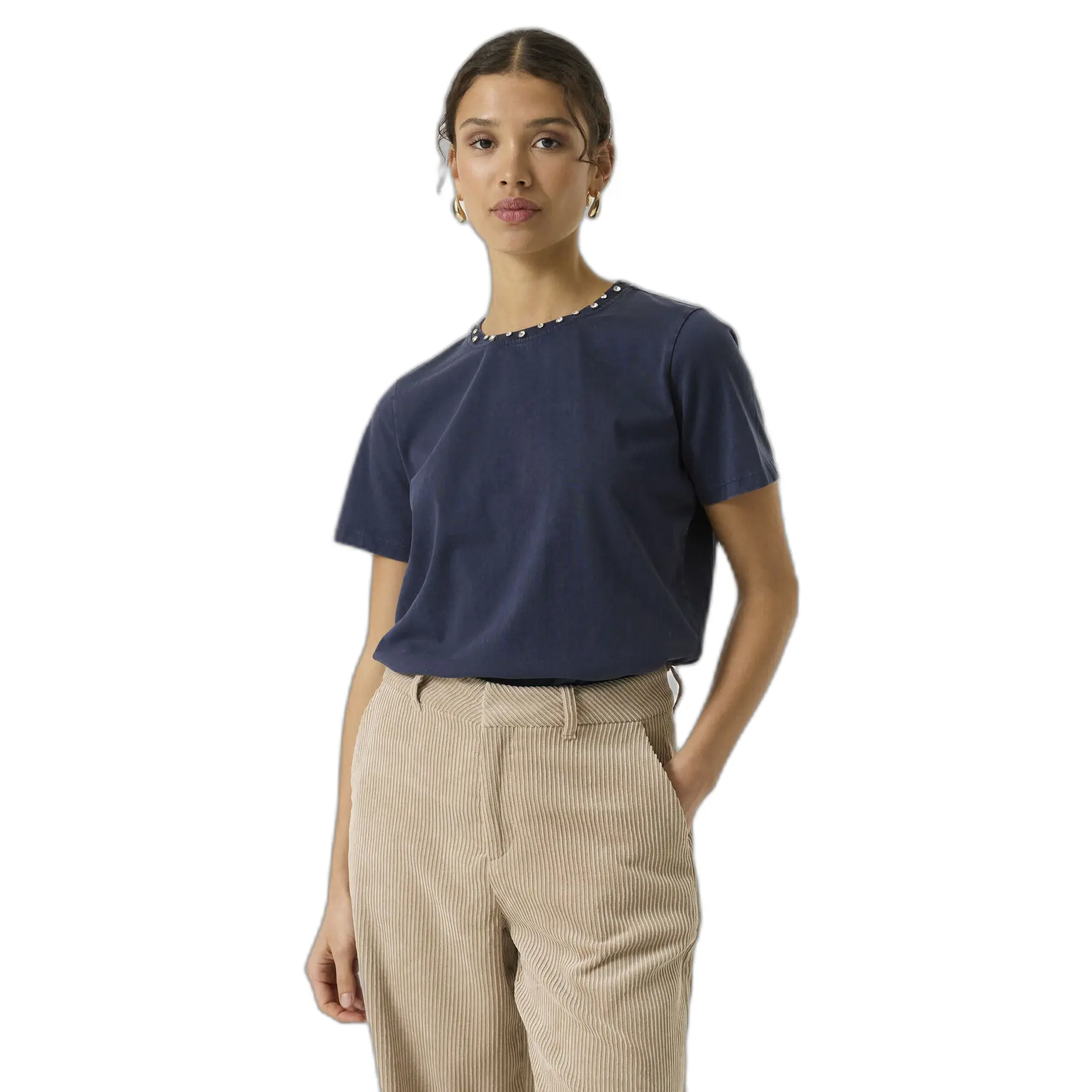 Garcia Damen Bleu T-Shirt