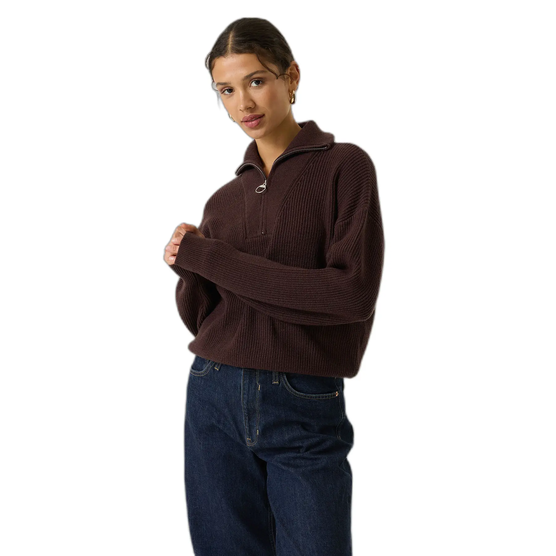 Garcia Damen Marron Pullover